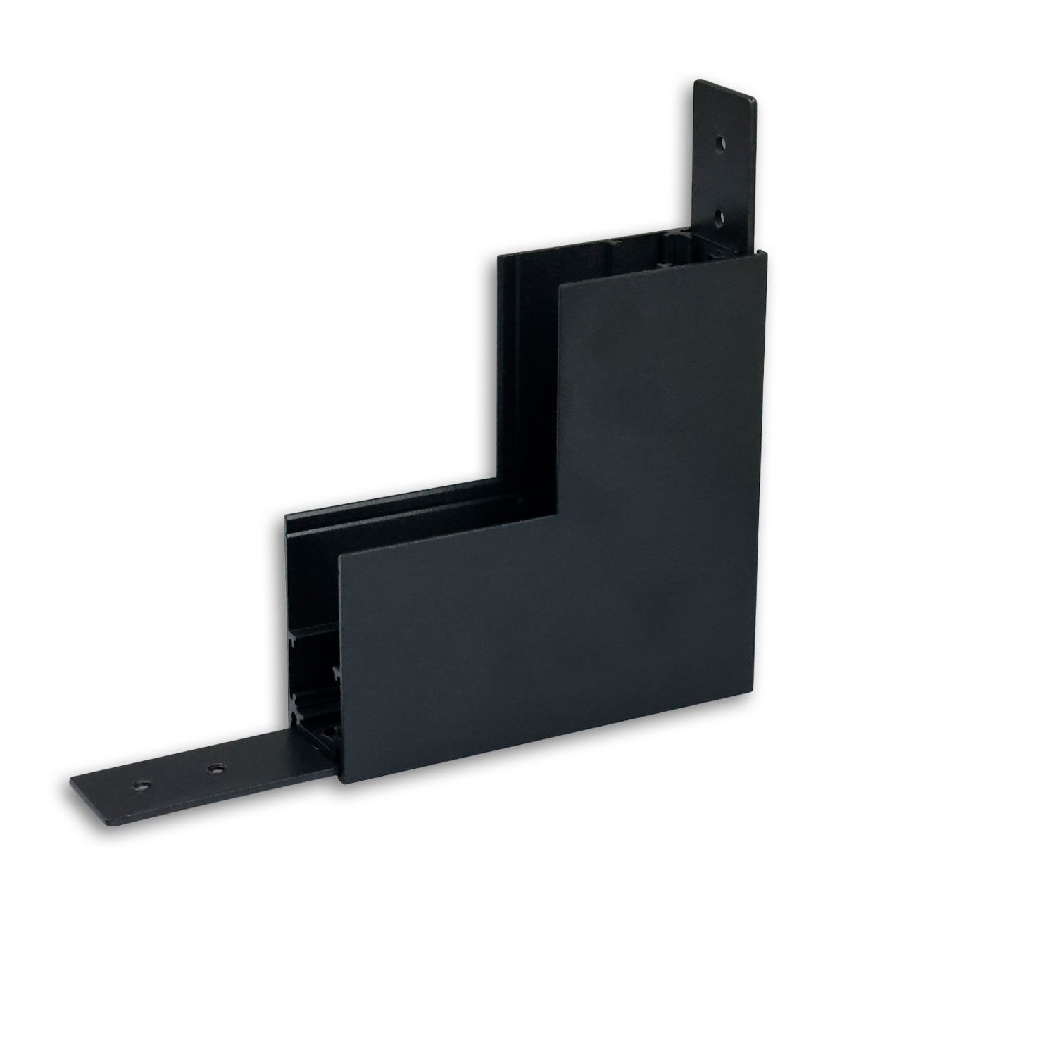 ISOLED Track48 Eckschiene 90° vertikal für Aufbauschiene, schwarz, nicht stromführend ISOLED Track48 Eckschiene 90° vertikal für Aufbauschiene, schwarz, nicht stromführend - 1