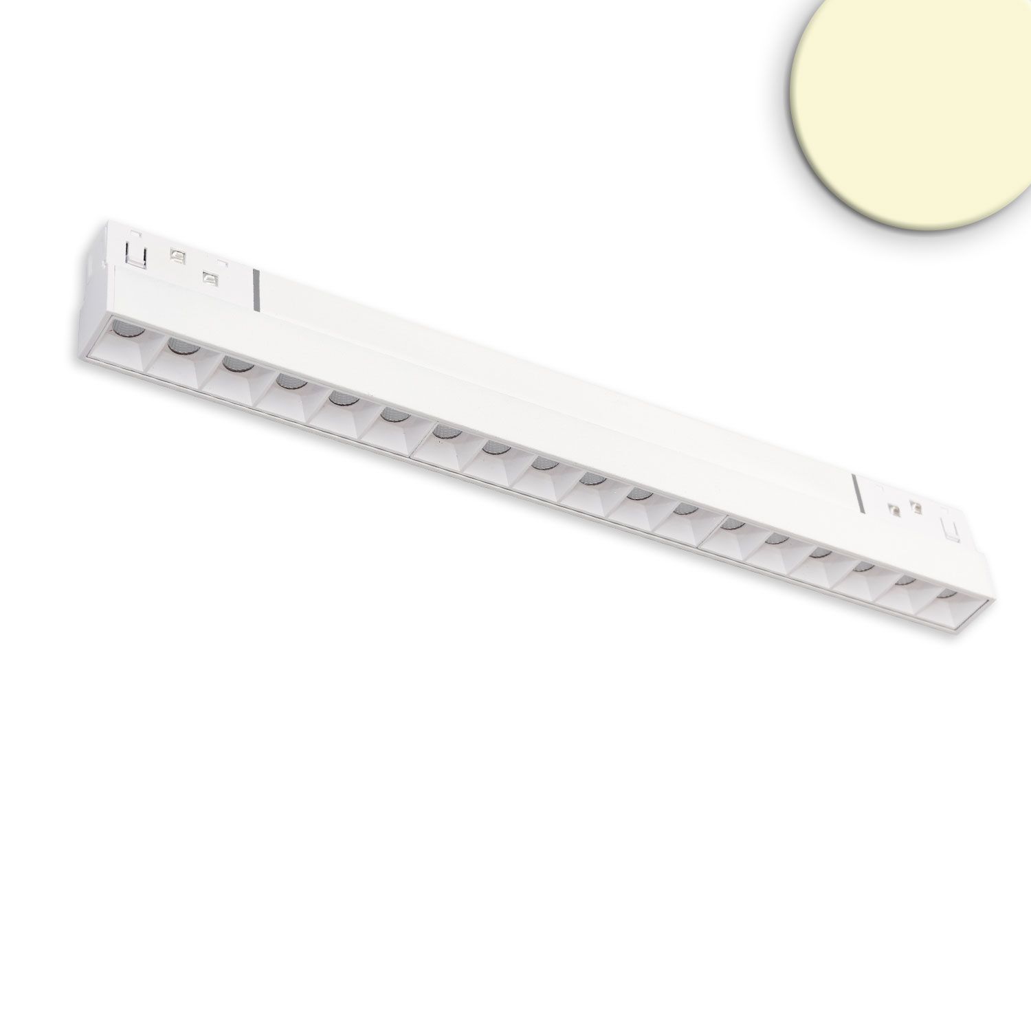 ISOLED Track48 Leuchte 32cm weiß, 18W, 36°, UGR