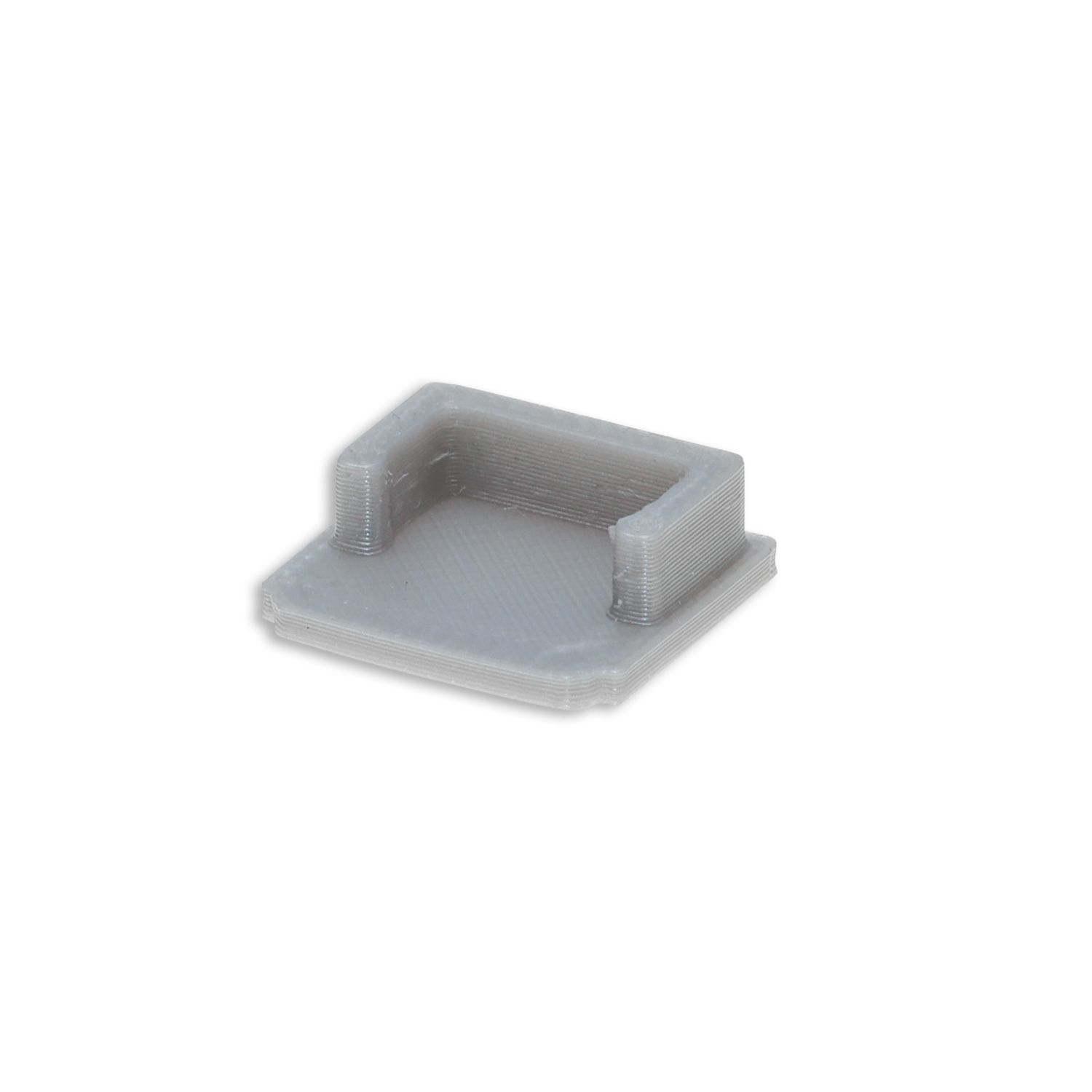 ISOLED Endkappe E208 für LED Trockenbau T-Profil 14, 1STK - 2