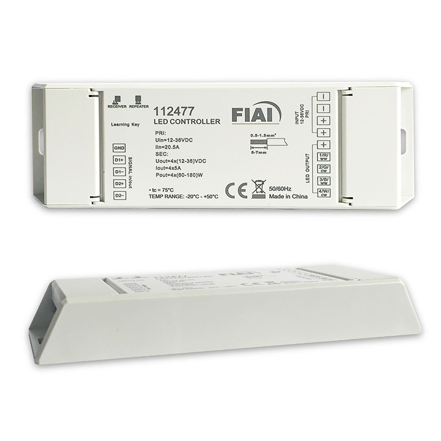 ISOLED Sys-One Funk PWM-Dimmer, 4 Kanal, 12-36V 4x5A - 1