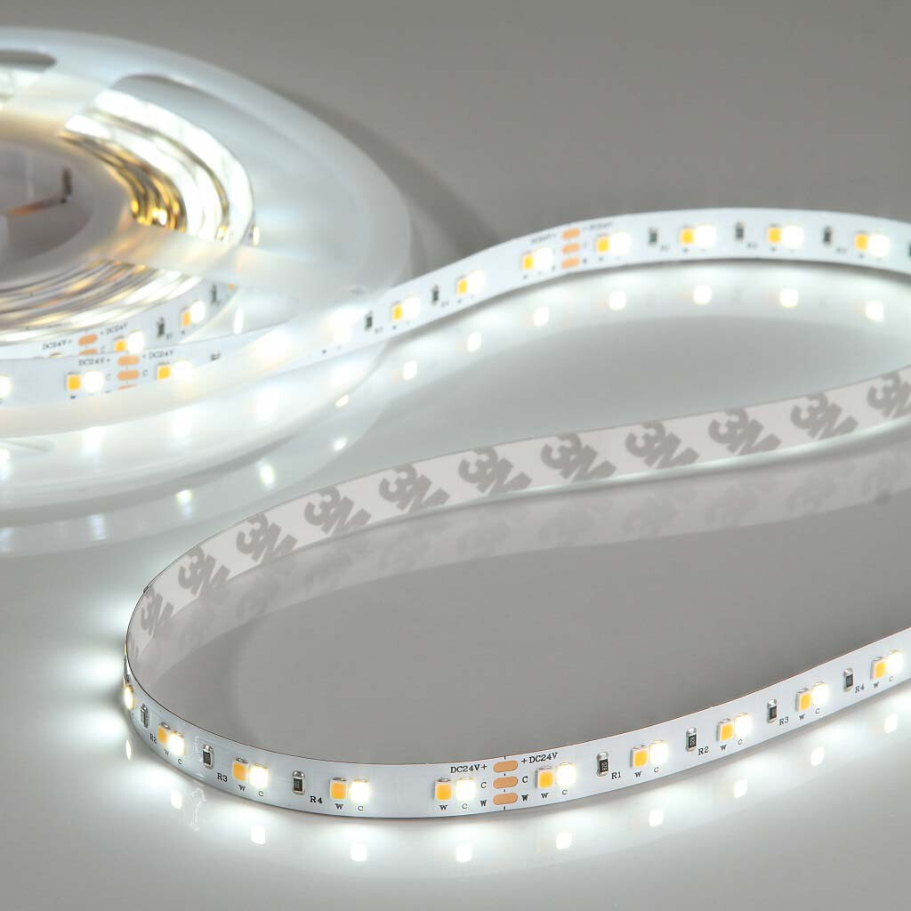 Emilum Flex Stripe 24V, 19.2W, 2200K/5700K, CRI90, 120LED, IP20, 10mm - Produktbild 3