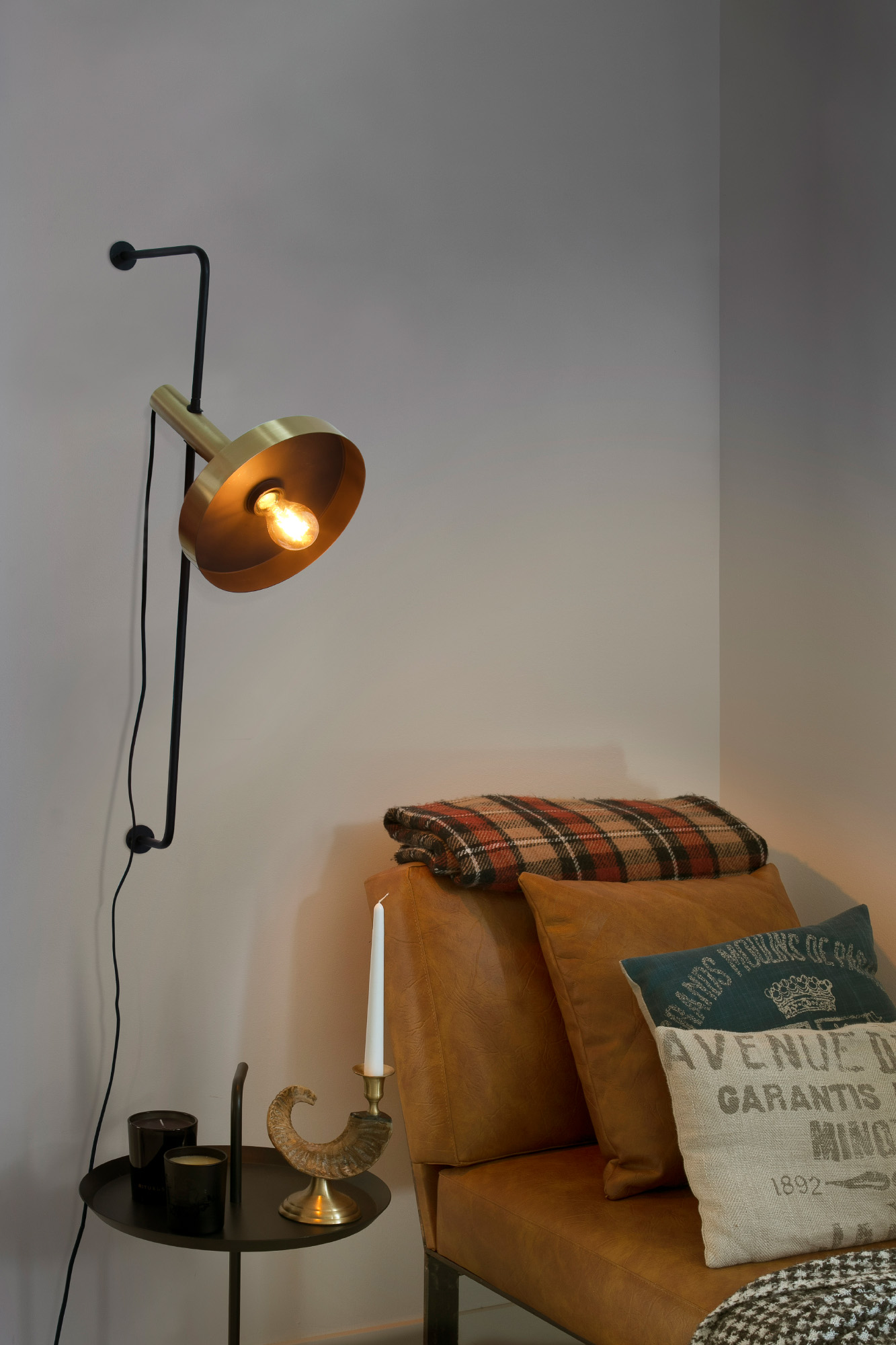 Faro WHIZZ Wandleuchte gold/schwarz - Produktbild 2