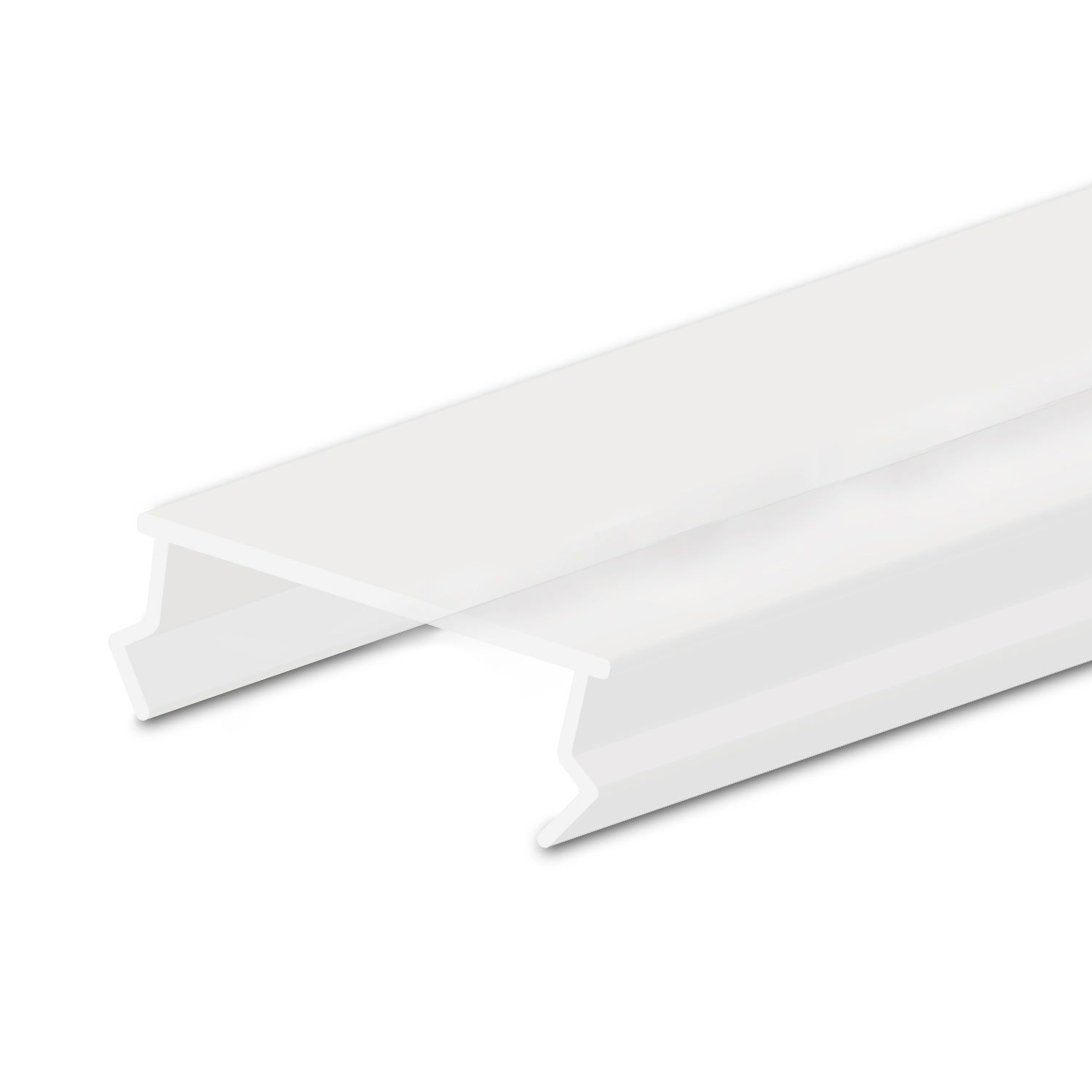 ISOLED Abdeckung COVER51 transparent 200cm für Profil HIDE SINGLE/DOUBLE/ TRIANGLE/ASYNC/ANGLE/ BOTTOM - 1