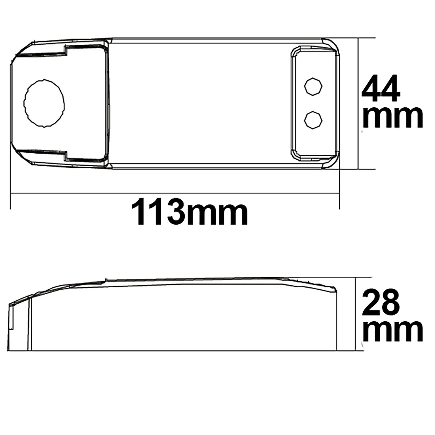 ISOLED LED Trafo 12V/AC, 0-105VA, dimmbar, SELV - 2
