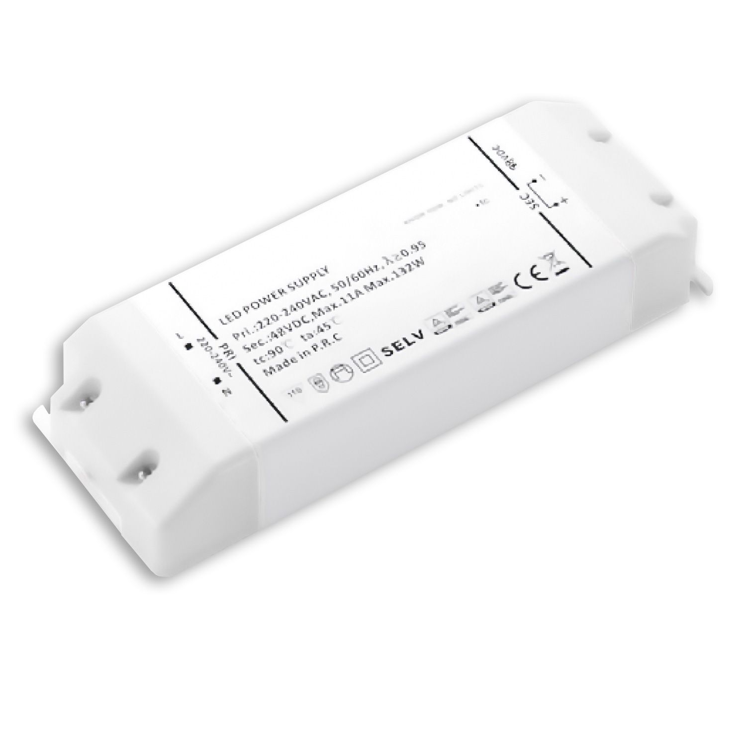 ISOLED LED Trafo 48V/DC, 0-150W, SELV, flach - 1