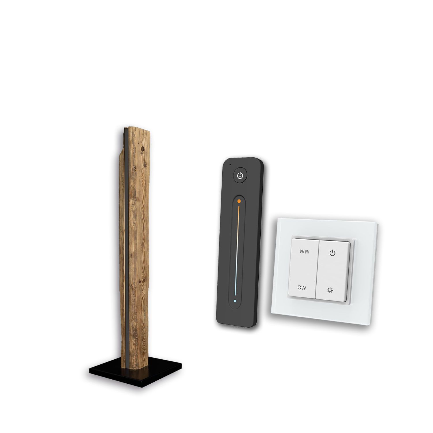 ISOLED LED WÜDSCHNAU HOIZ Altholz Stehleuchte 140cm - MUSTERARTIKEL - 4