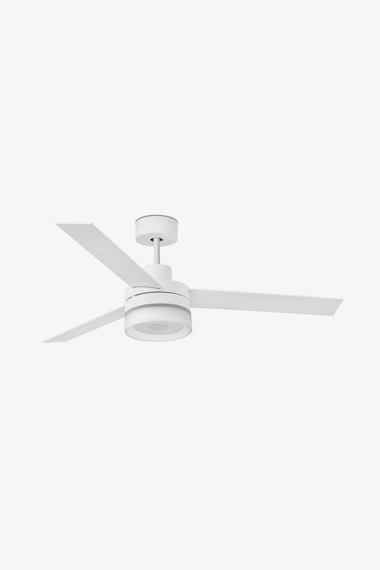 Faro ICE L LED SPEAKER Weißer/Ahorn Ventilator mit Lautsprecher 3000K - Produktbild 3