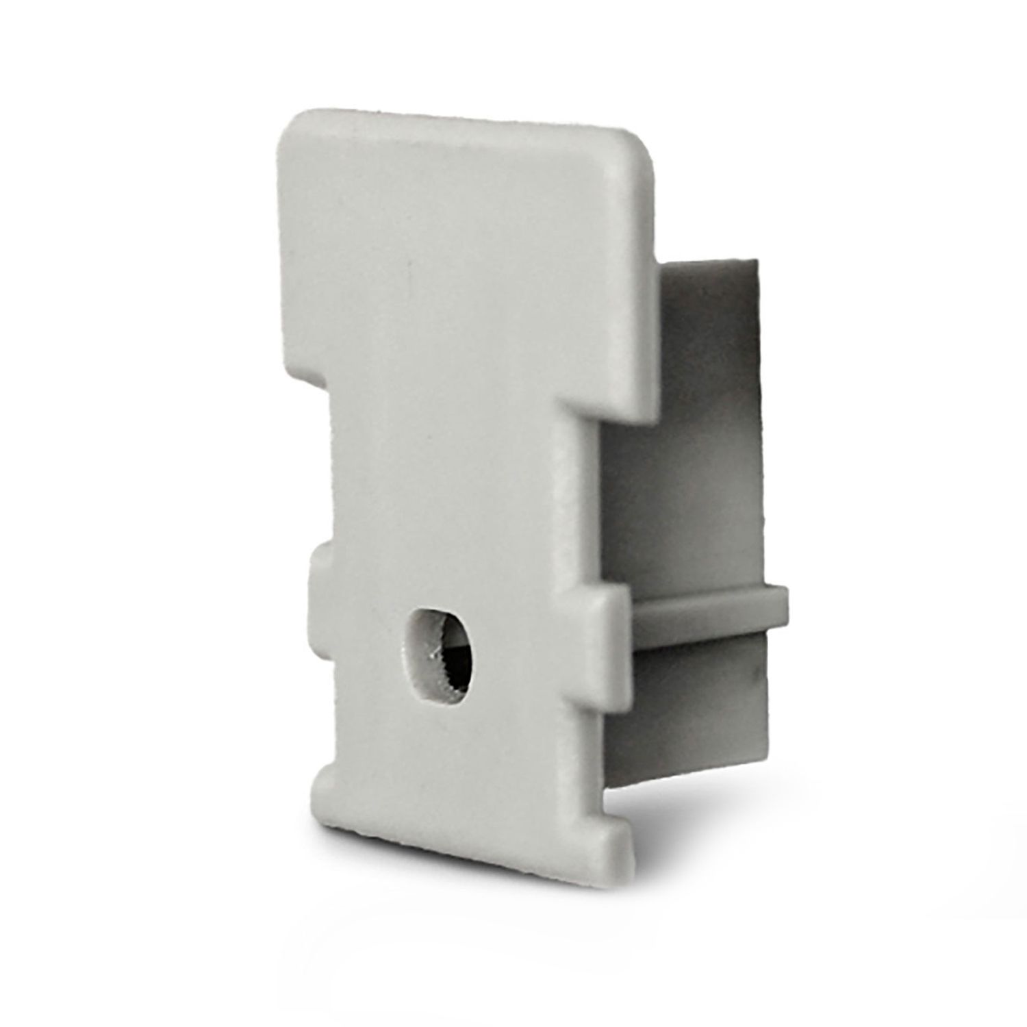 ISOLED Endkappe für Profil GROUND-OUT12 silber, inkl. Kabeldurchführung ISOLED Endkappe für Profil GROUND-OUT12 silber, inkl. Kabeldurchführung - 1