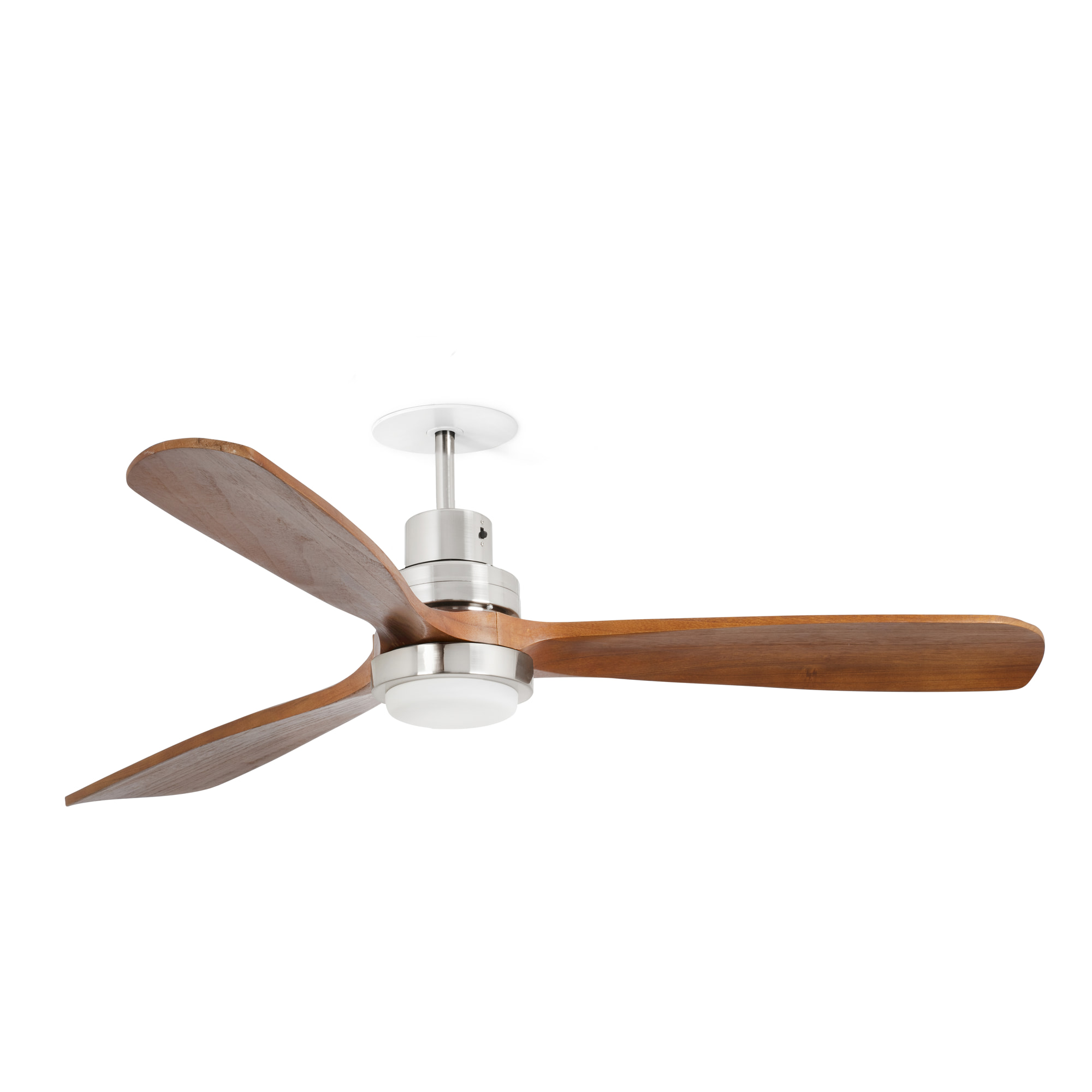Faro LANTAU RECESSED L Mattnickel/Nussbaum Ventilator 3000K - Produktbild 1