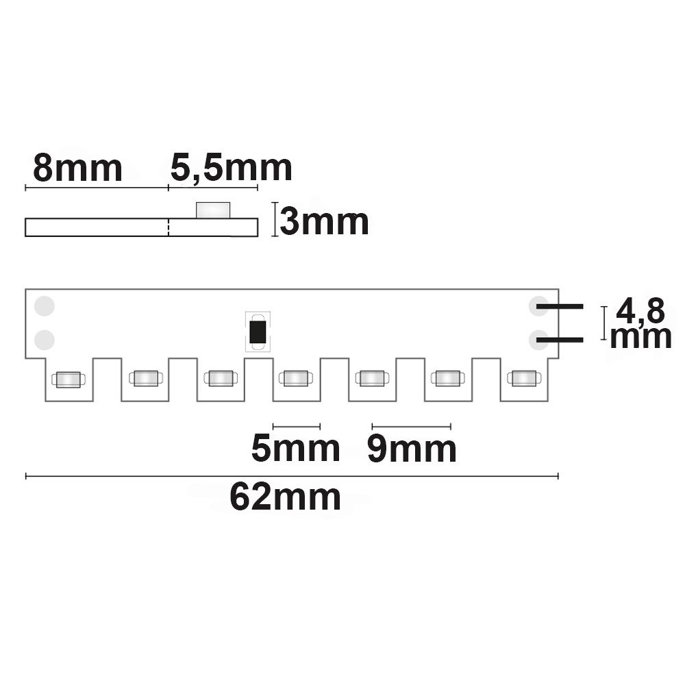 ISOLED LED CRI942 Flexband Angle, 24V DC, 10W, IP20, 4200K, 5m Rolle, 112 LED/m - 3