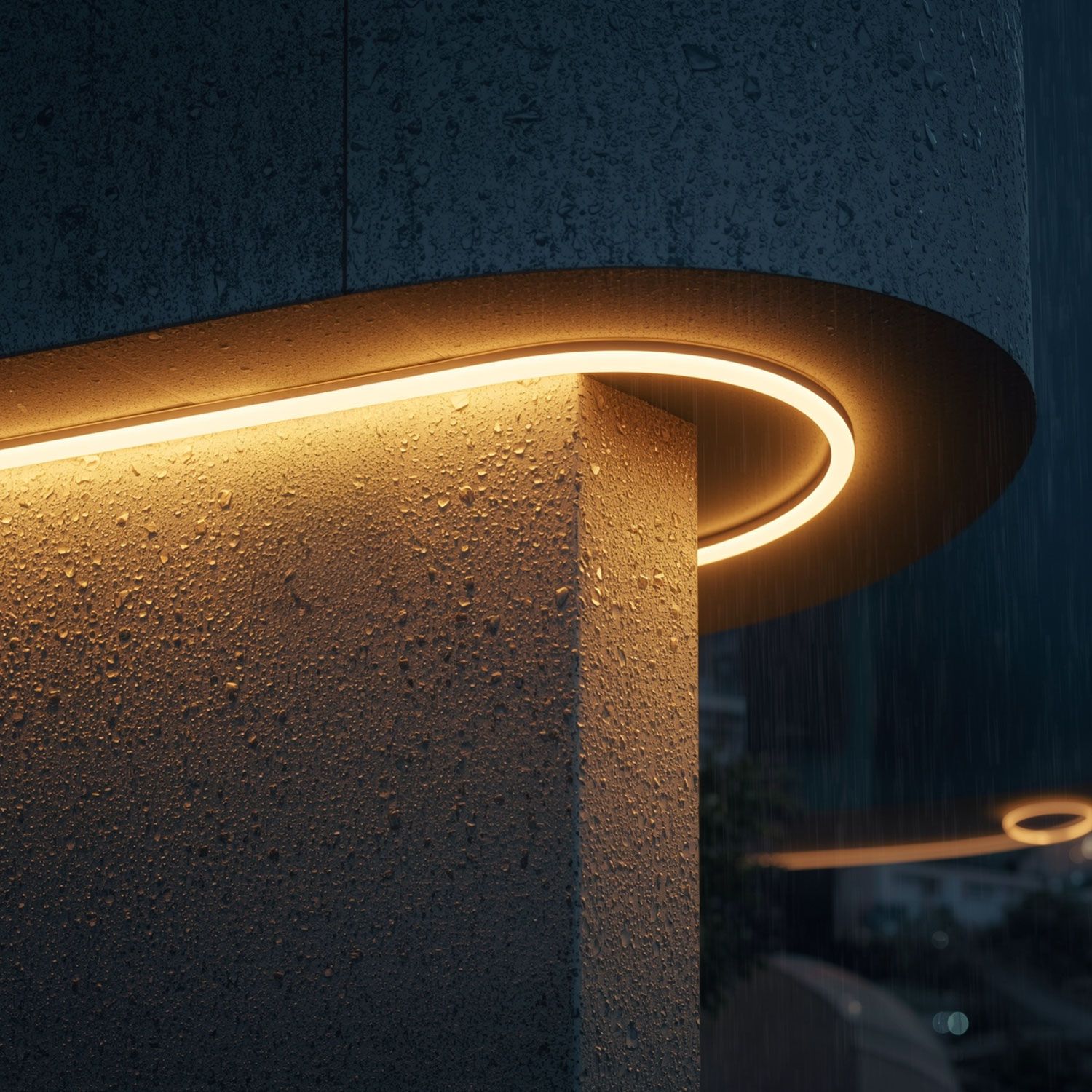 ISOLED LED NEON927 Flexband Twist+Bend B16H16, 24V DC, 10W, IP67, 2700K, 5m, 140 LED/m, inkl. Montageclips - 9