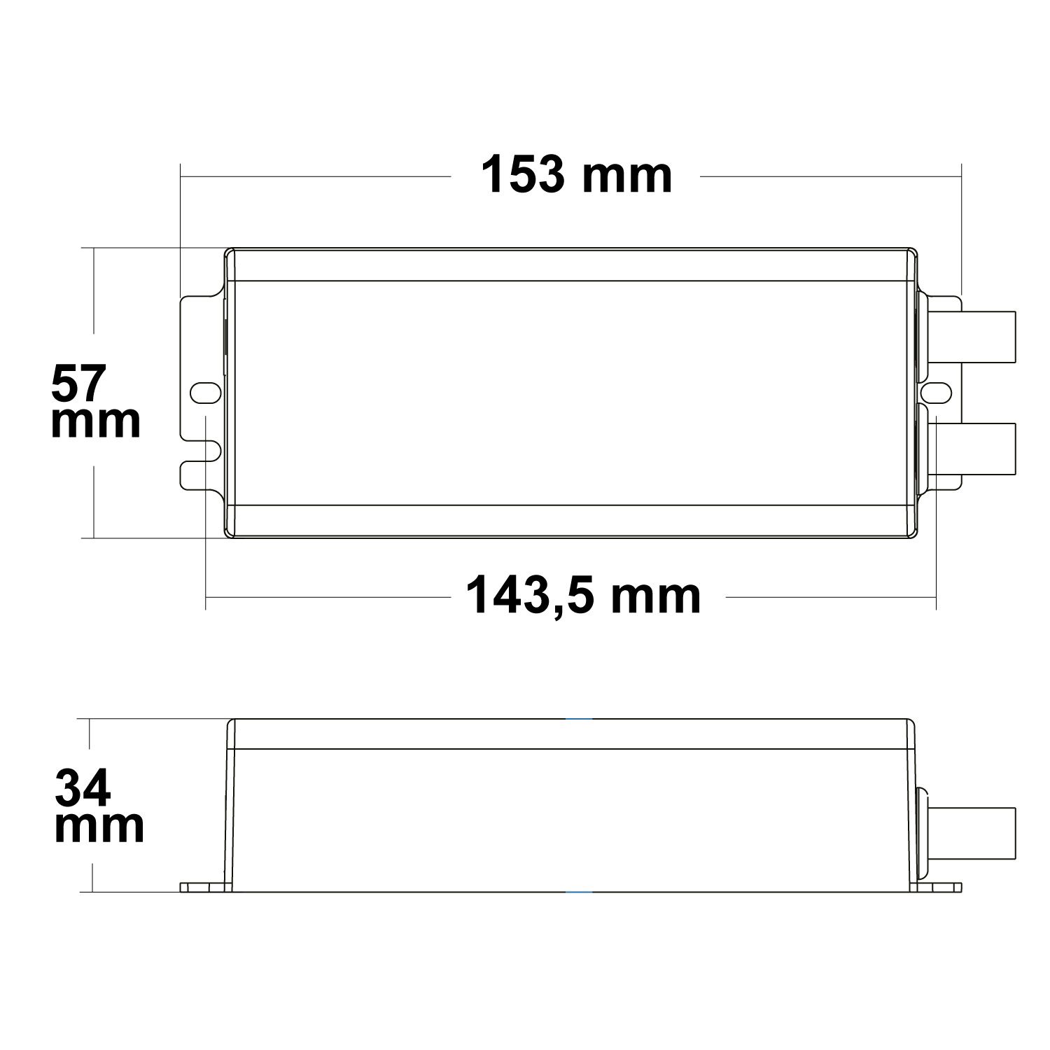 ISOLED Sys-Pro Funk Mesh PWM-Dimmer IP67, 1-4 Kanal, 12-48V DC 4x5A - 2