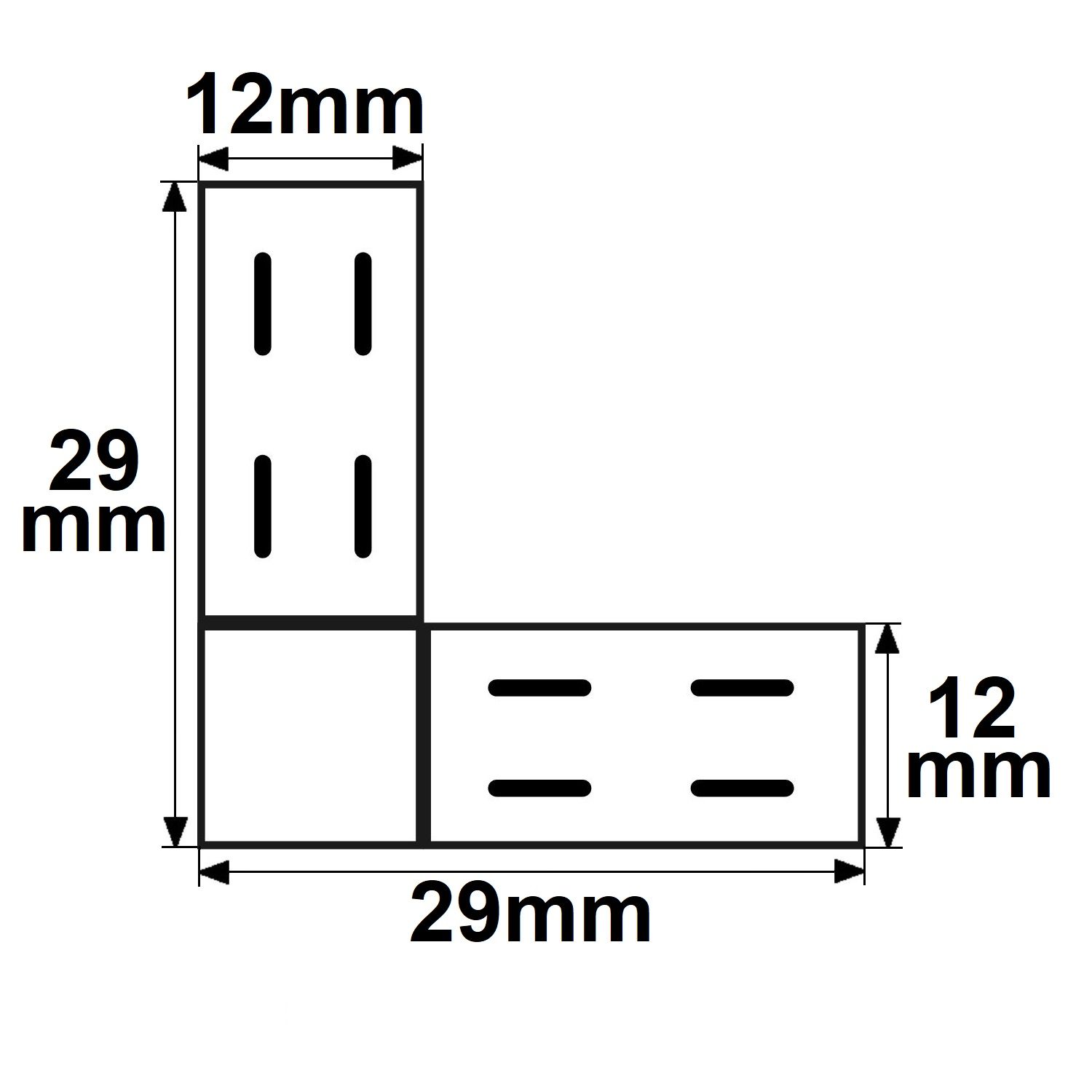 ISOLED Kontakt-Eck-Verbinder Universal (max. 5A) K2-210 für 2-pol. IP20 Flexstripes mit Breite 10mm - 2
