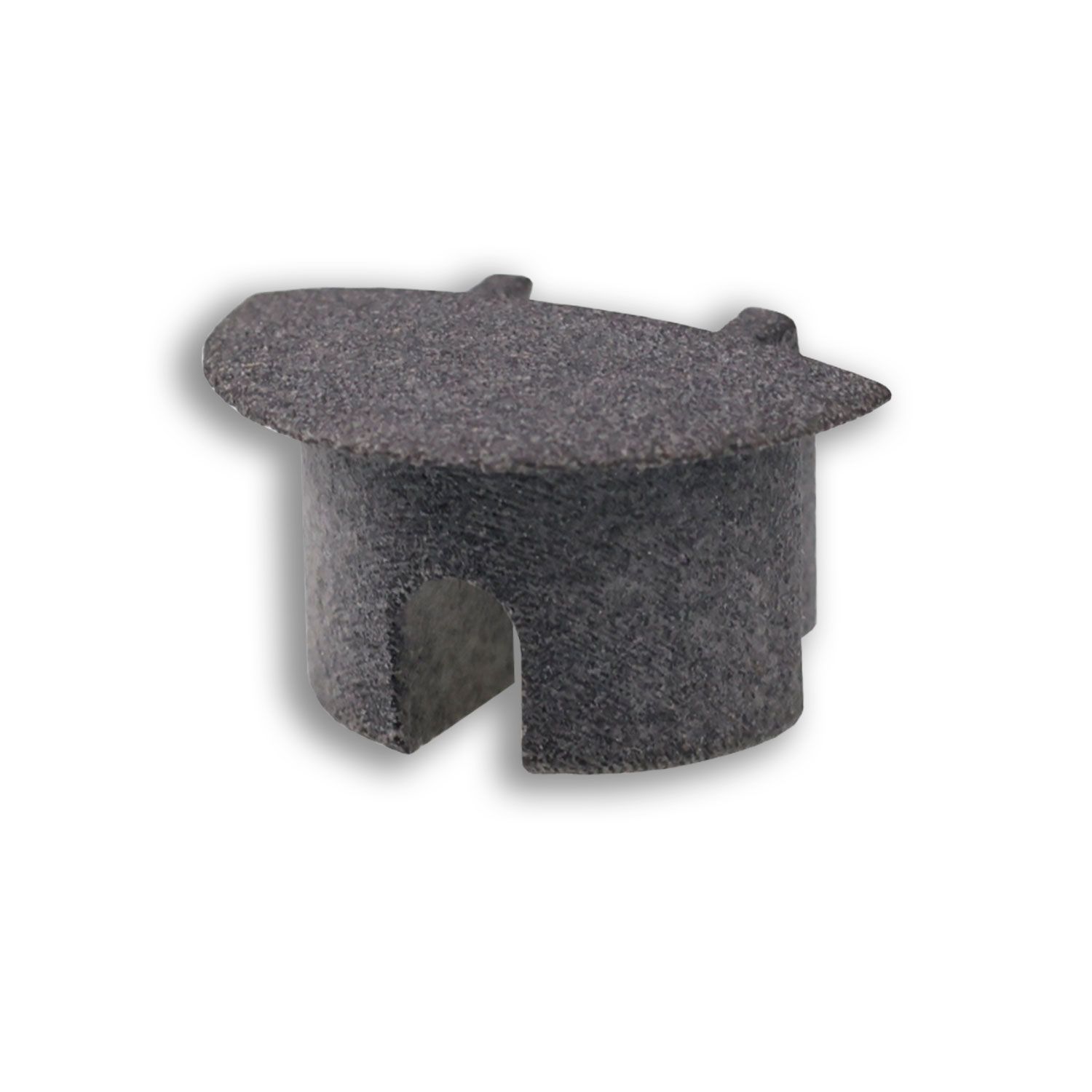 ISOLED Endkappe EC232 für Profil MAXI-EB V2, grau, rund, mit Kabeldurchführung, 1 STK - 1