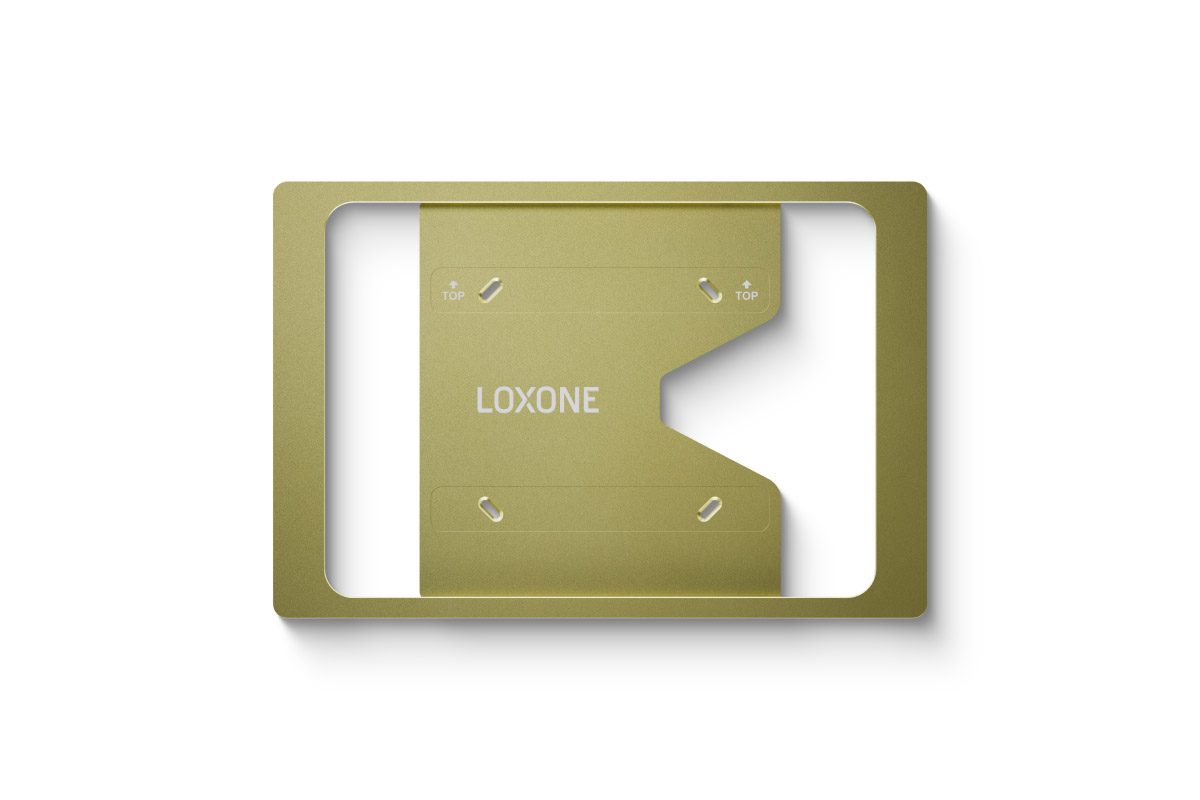 Loxone iPad Wallmount 10,9" Gold - Produktbild 1