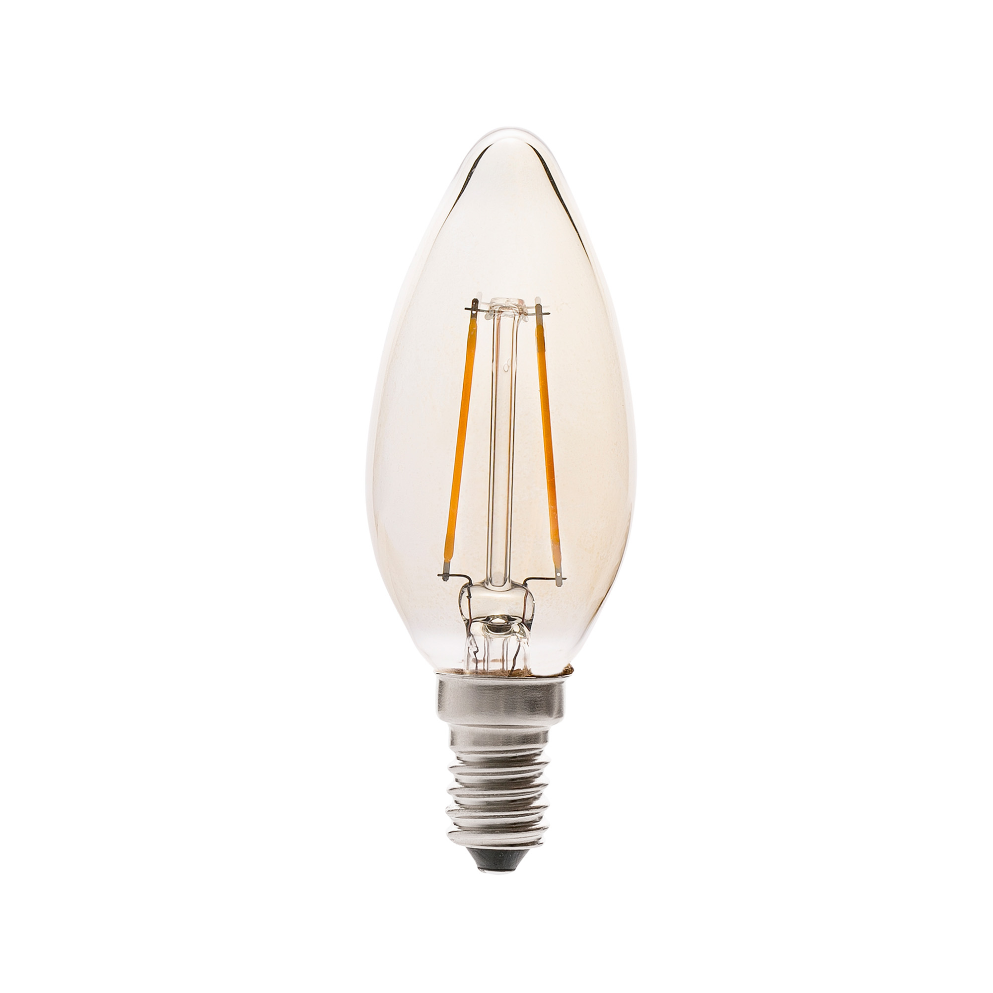 Faro Glühbirne Ø45 E14 2W 2200K 200Lm Amberfilament Faro Glühbirne Ø45 E14 2W 2200K 200Lm Amberfilament - Produktbild 1