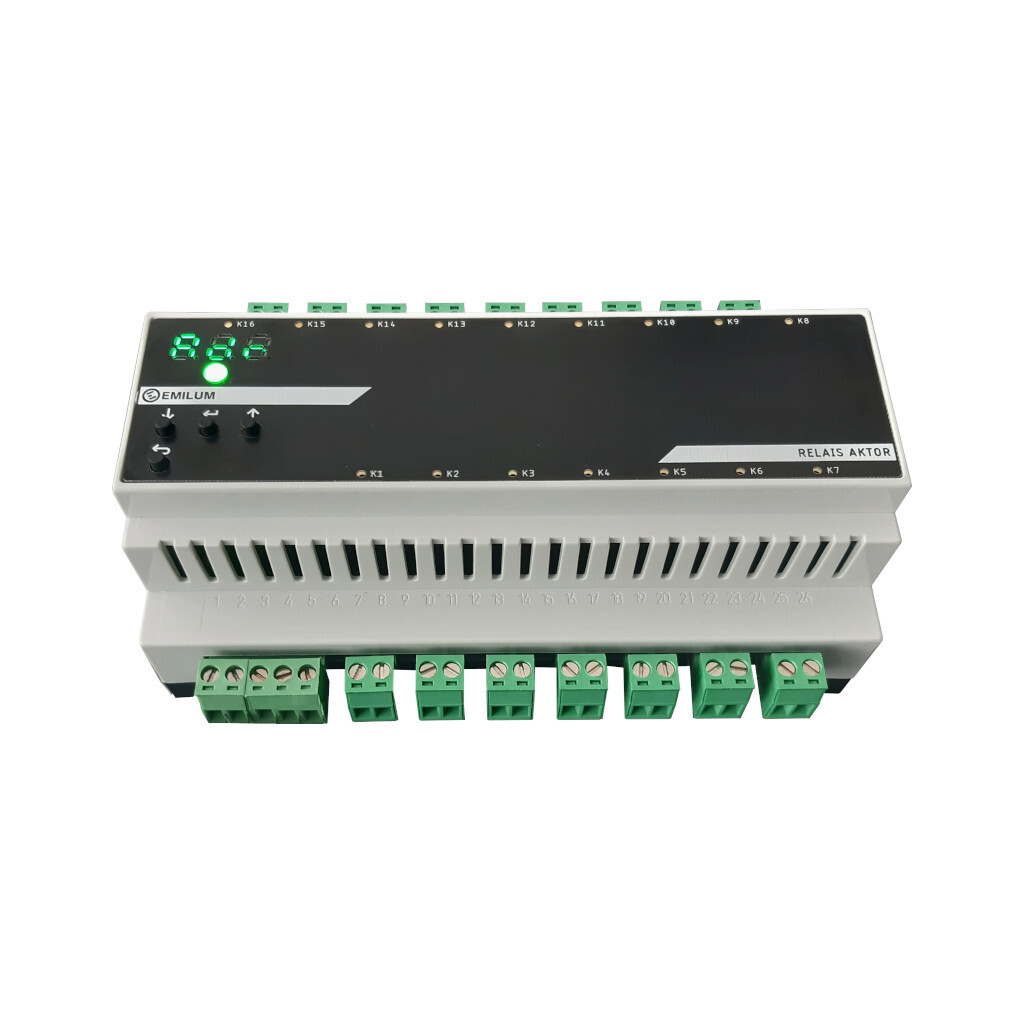 Emilum Relais-Aktor, 16-Kanal, DMX/RDM, 16A, 230V - 3