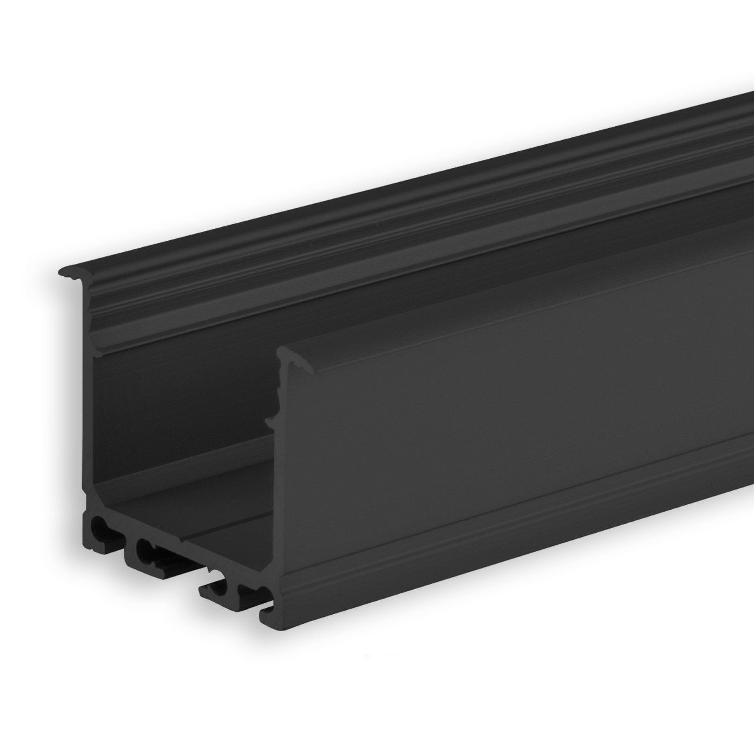 ISOLED LED Einbauprofil DIVE20 Aluminium schwarz RAL9005, 200cm ISOLED LED Einbauprofil DIVE20 Aluminium schwarz RAL9005, 200cm - 1