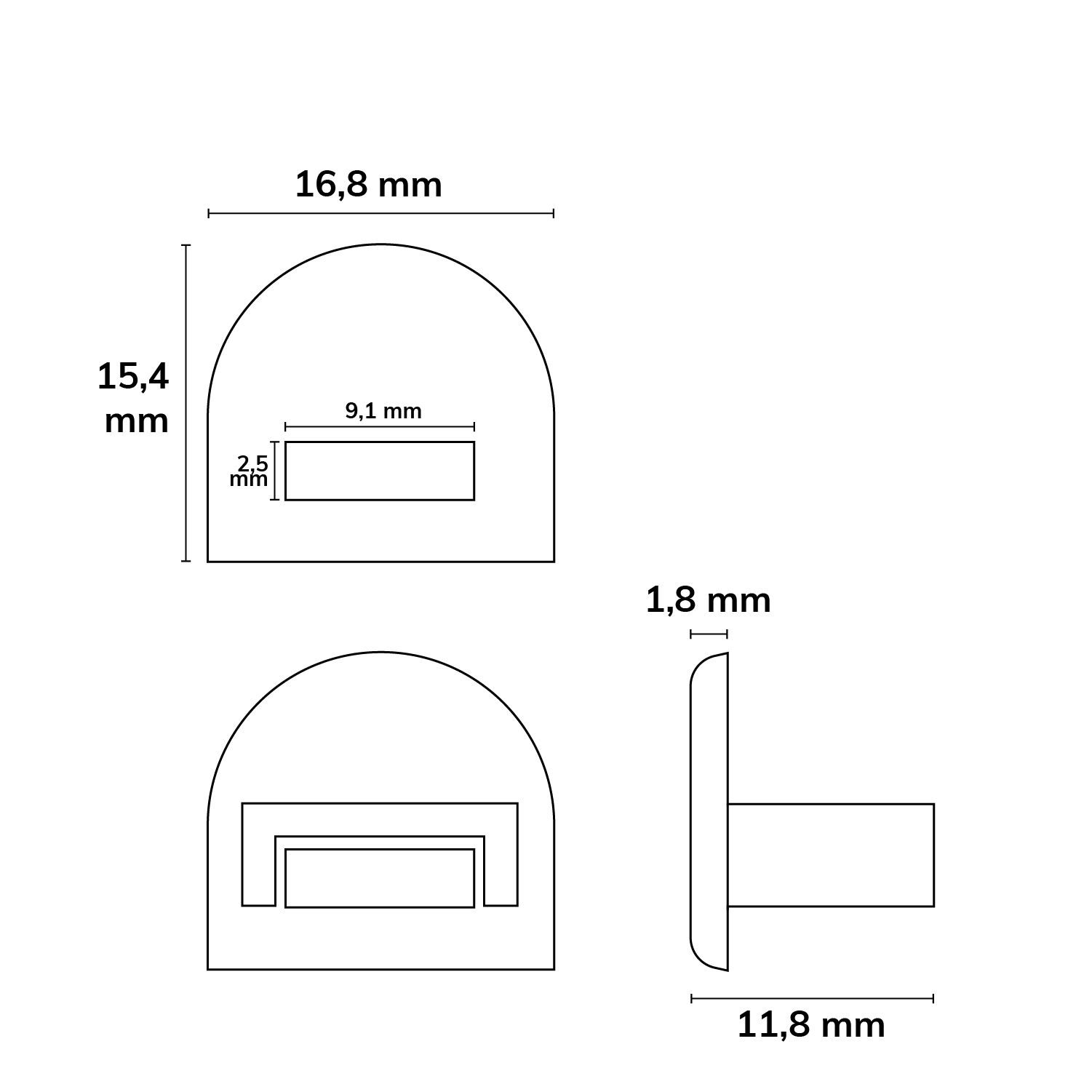ISOLED Endkappe EC20 für SURF12 RAIL inkl. COVER5, mit Kabelausgang, PVC, grauweiß - 2