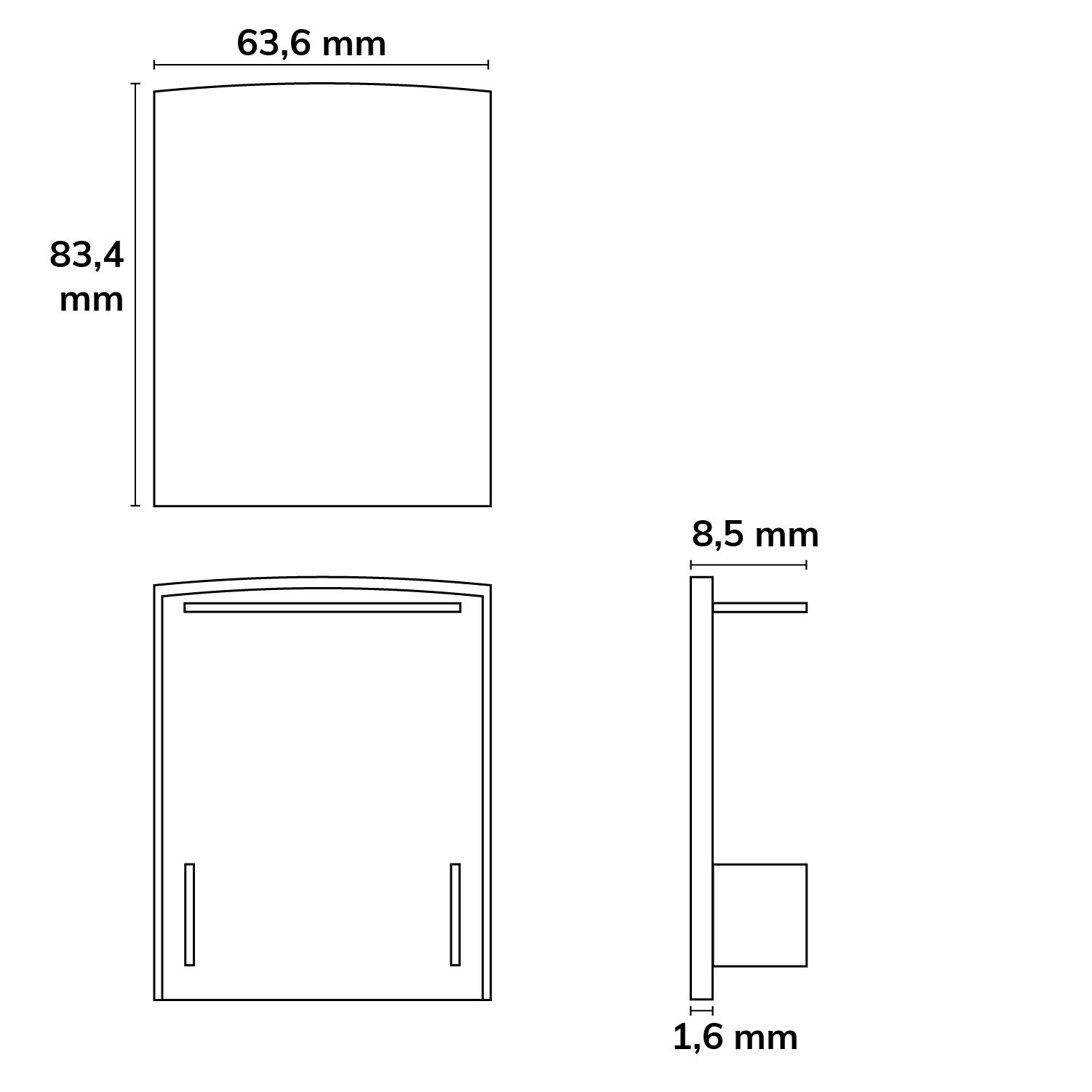 ISOLED Endkappe EC115 weiß für LAMP40, 2 Stück, mit Lichtfalle - 3