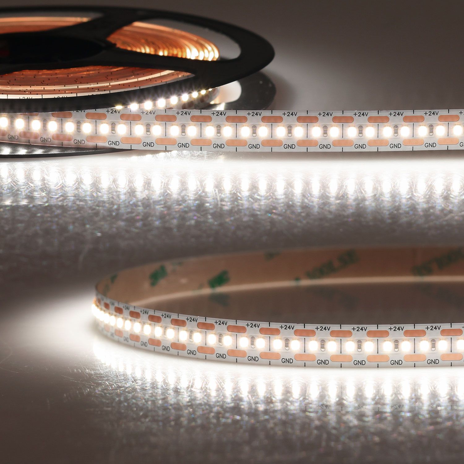 ISOLED LED CRI940 Linear10 Flexband, 24V DC, 6W, IP20, 4000K, 20m Rolle, 180 LED/m ISOLED LED CRI940 Linear10 Flexband, 24V DC, 6W, IP20, 4000K, 20m Rolle, 180 LED/m - 1