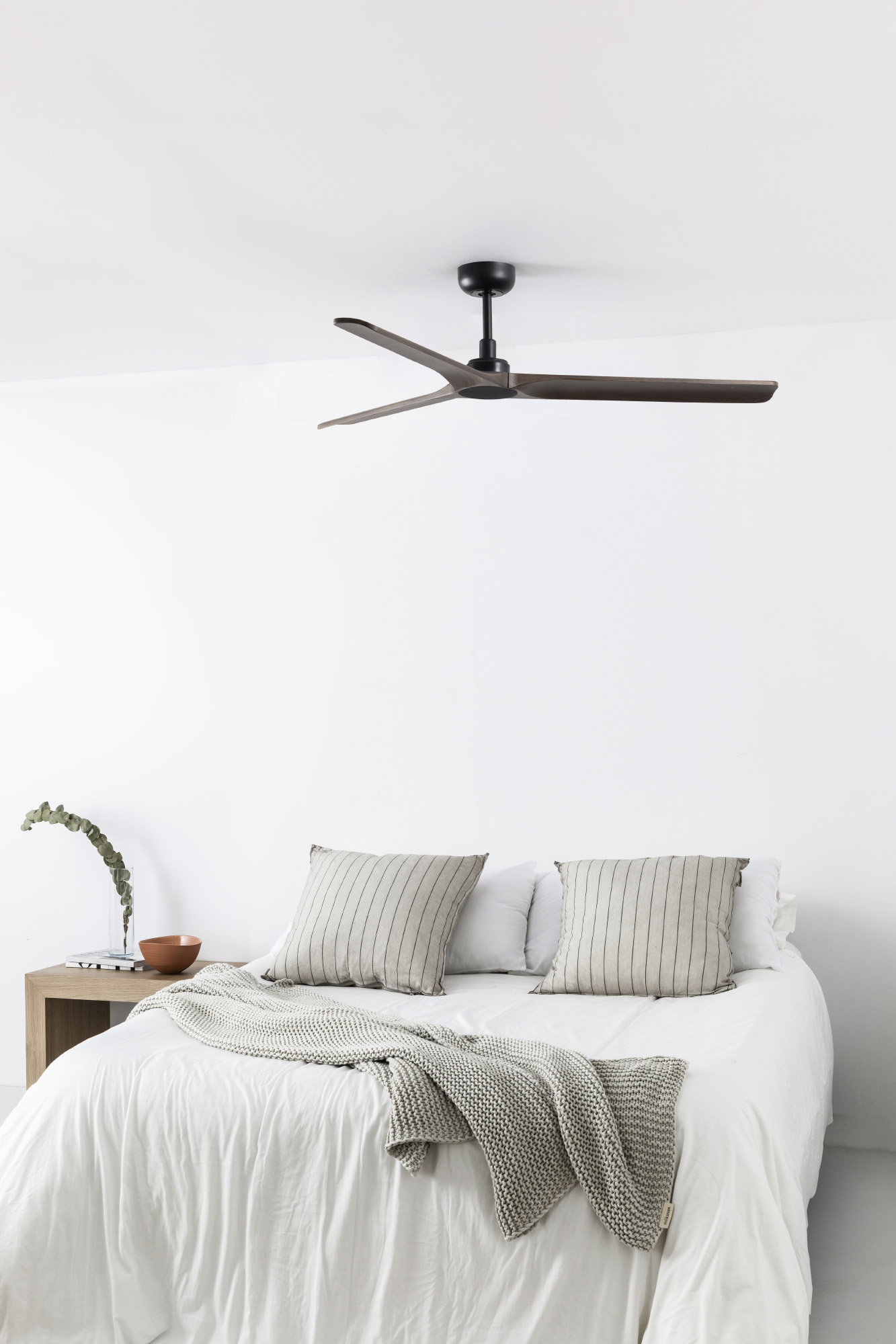 Faro HEYWOOD L Ventilator schwarz/nussbaum - 3