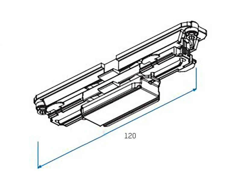 Molto Luce 3 PHASEN PULSE DALI VERBINDER (schwarz) - Produktbild 2