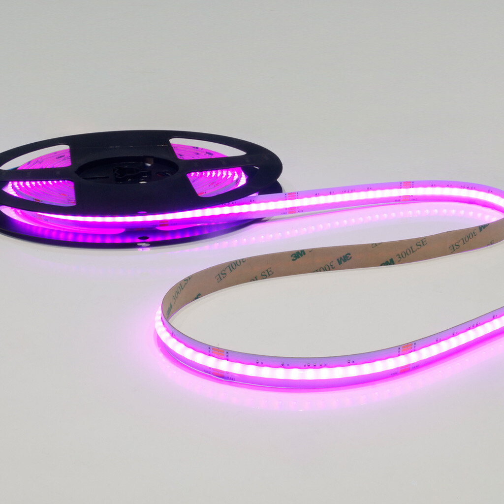 Emilum Flex COB RGBW LED-Streifen 24V, 18W, RGBW/3000K, CRI90, 784LED, IP20, 12mm - Produktbild 6