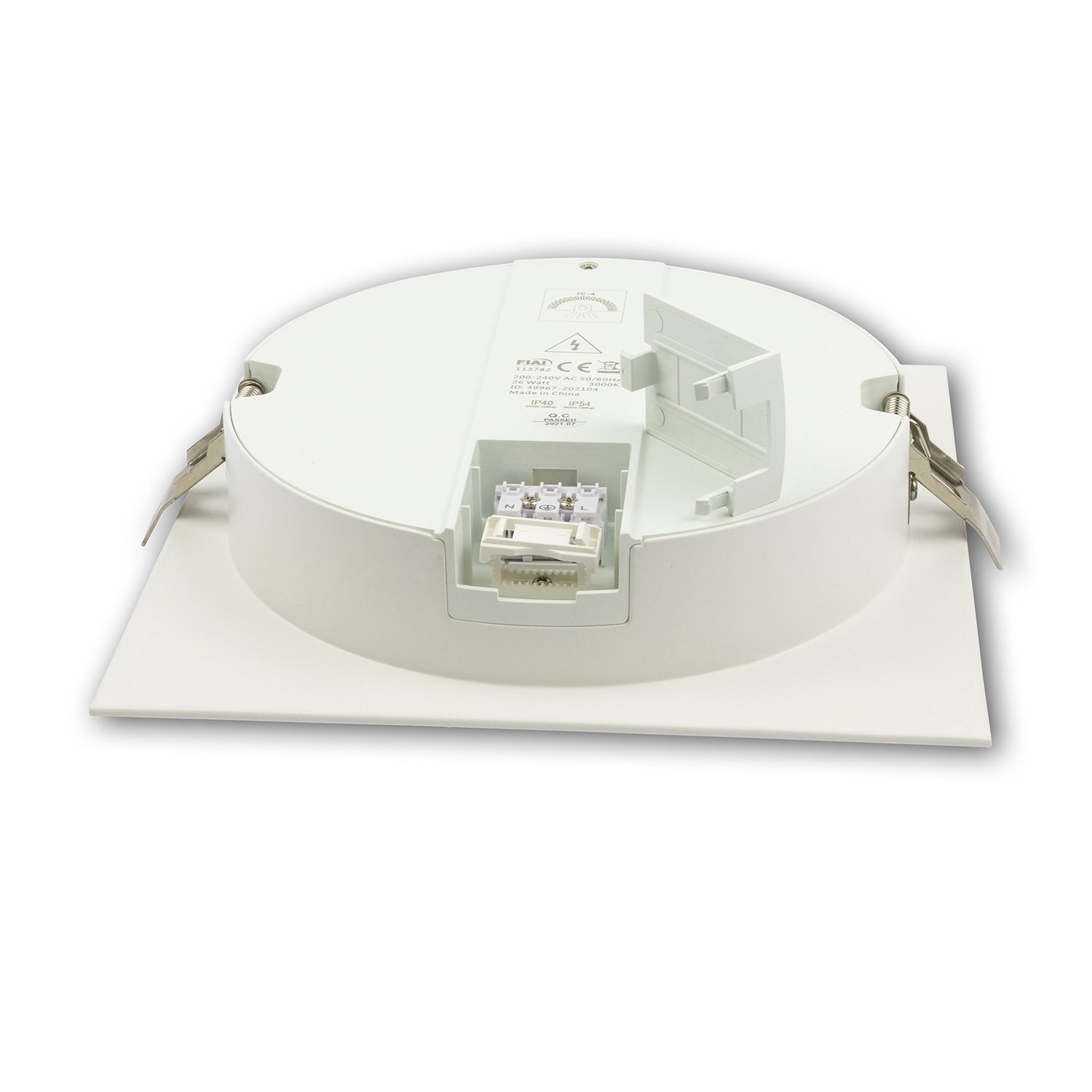 ISOLED LED Downlight Prism blendungsreduziert 25W, IP54, warmweiß, dimmbar - 7