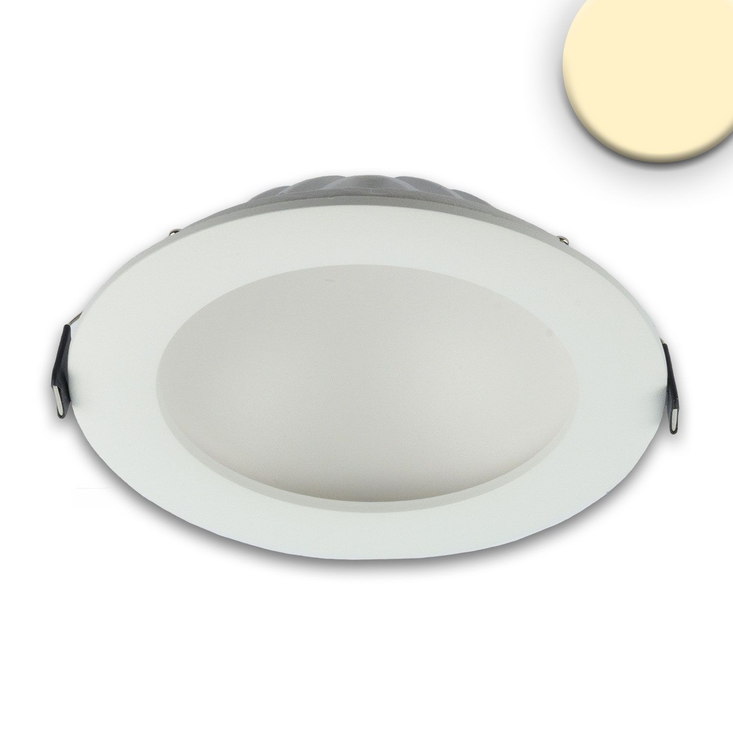 ISOLED LED Downlight LUNA 15W, indirektes Licht, weiß, warmweiß, dimmbar - 1
