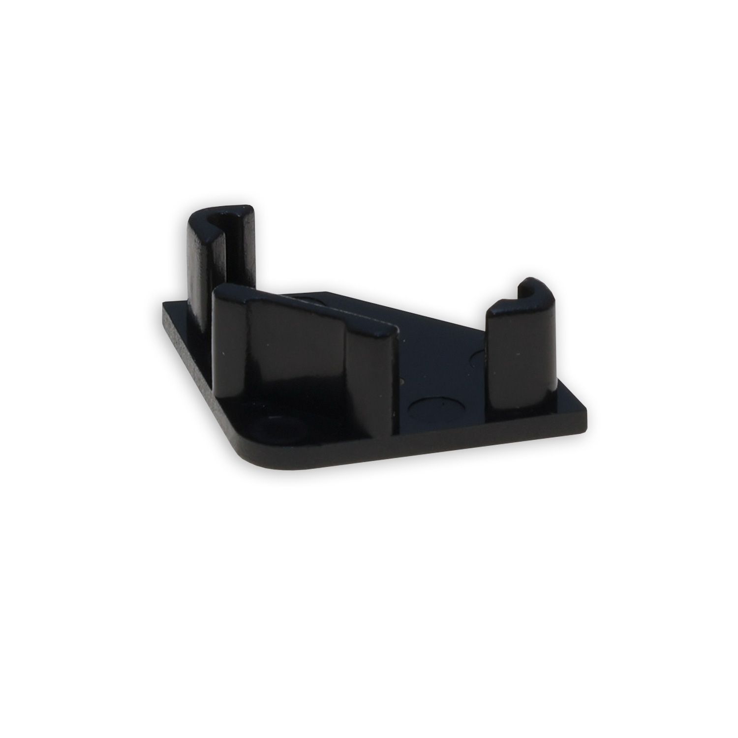 ISOLED Endkappe EC97 schwarz für Profil CORNER11n mit Kabeldurchführung, 1 STK - 2