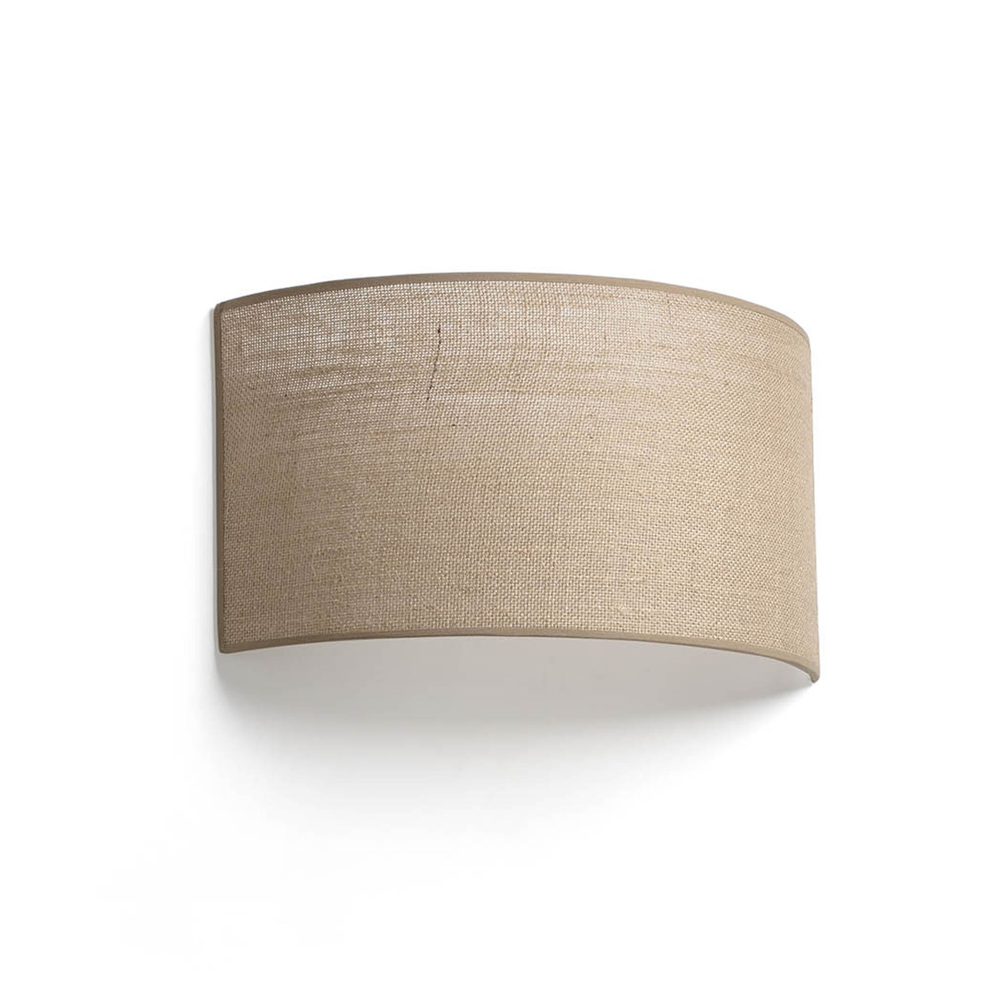Faro OTTON R Jute runde horizontale Wandleuchte 2L - Produktbild 1