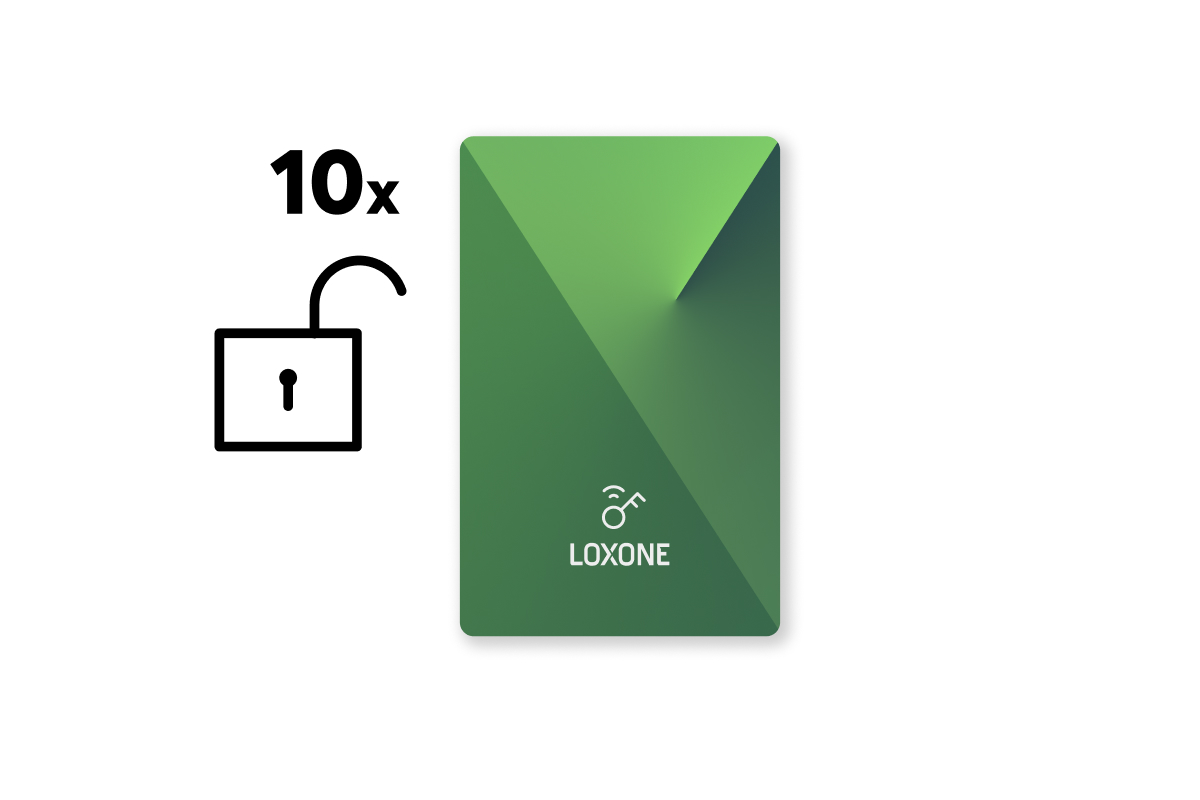 Loxone Unverschlüsselte NFC Smart Cards Set - 10 Stück Loxone Unverschlüsselte NFC Smart Cards Set - 10 Stück - 1