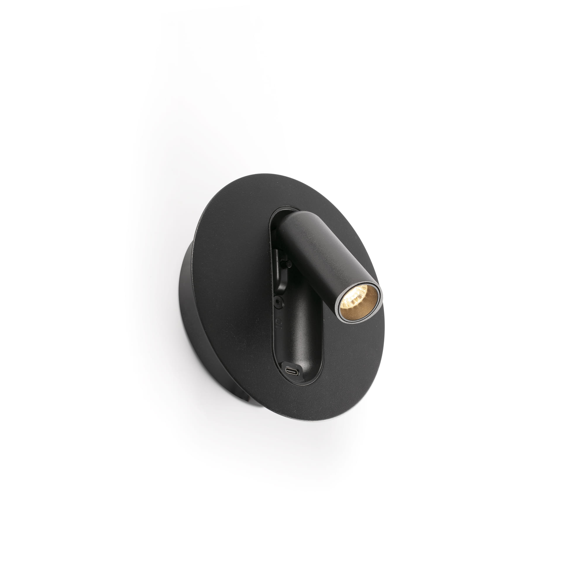 Faro TIMIT USB C Wandleuchte Leser schwarz - Produktbild 1