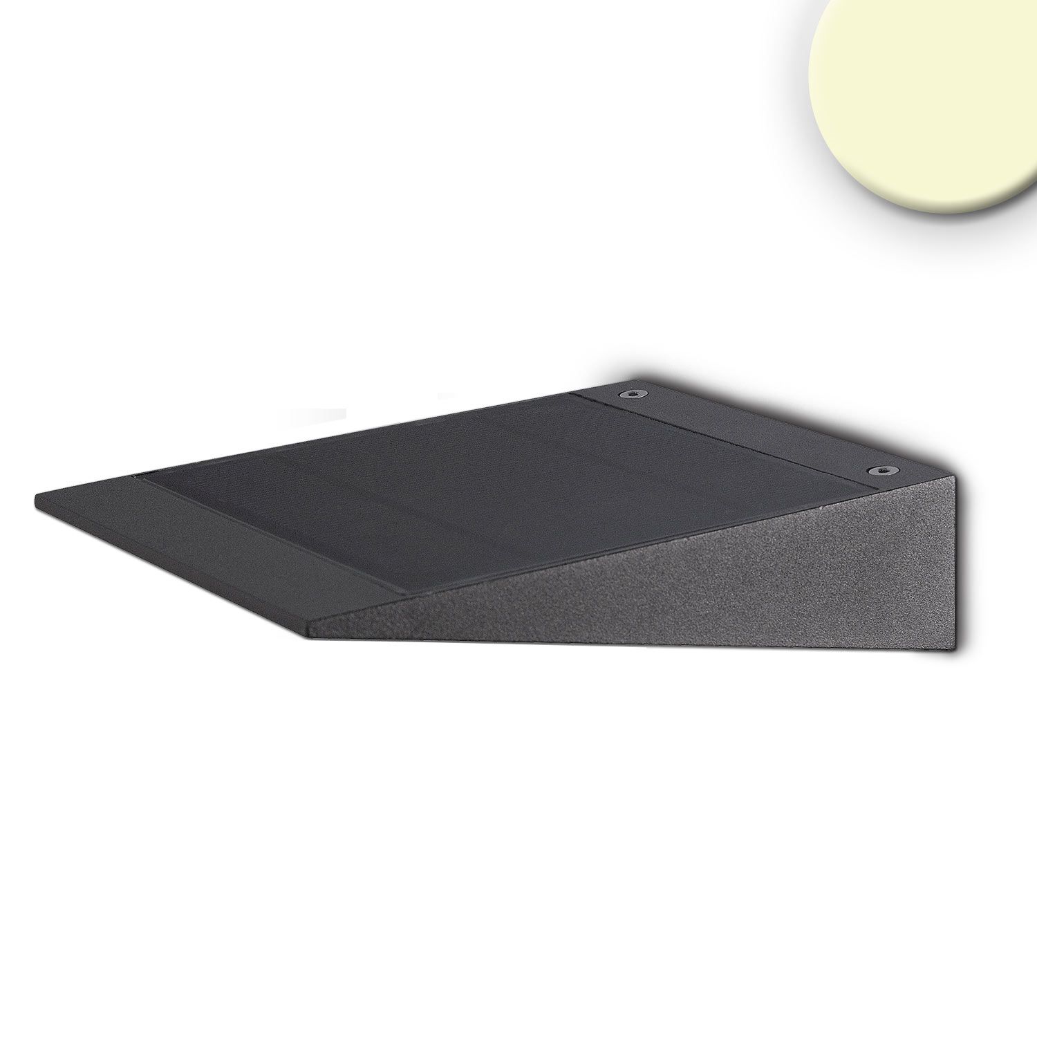 ISOLED LED SOLAR Wandleuchte mit HF-Bewegungs- u. Helligkeitssensor, 2W, IP54, warmweiß ISOLED LED SOLAR Wandleuchte mit HF-Bewegungs- u. Helligkeitssensor, 2W, IP54, warmweiß - 1