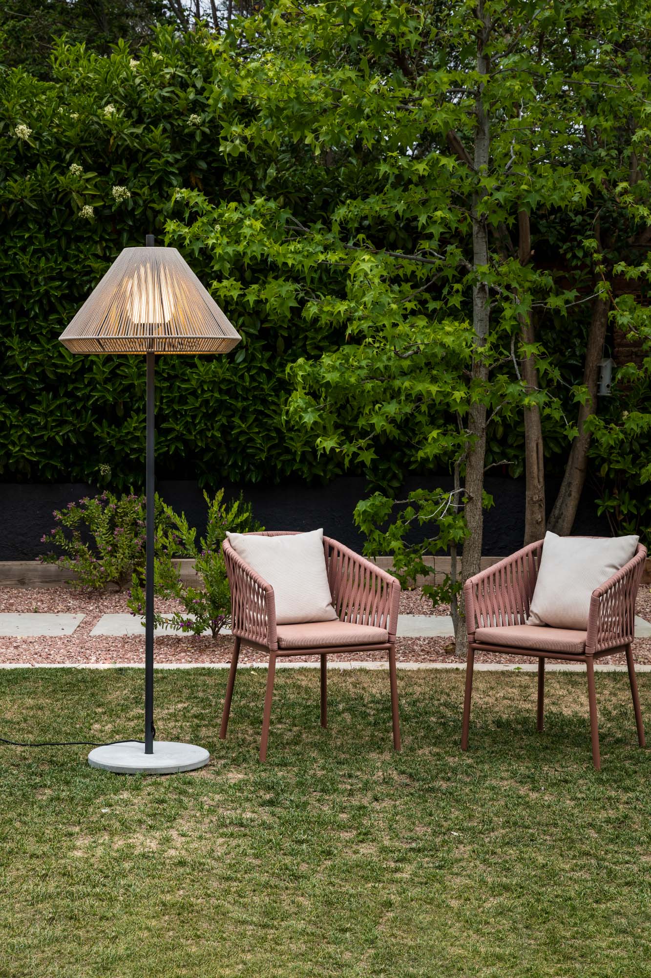 Faro SAIGON OUT 1950 C70 Stehleuchte Grau/Beige - 2