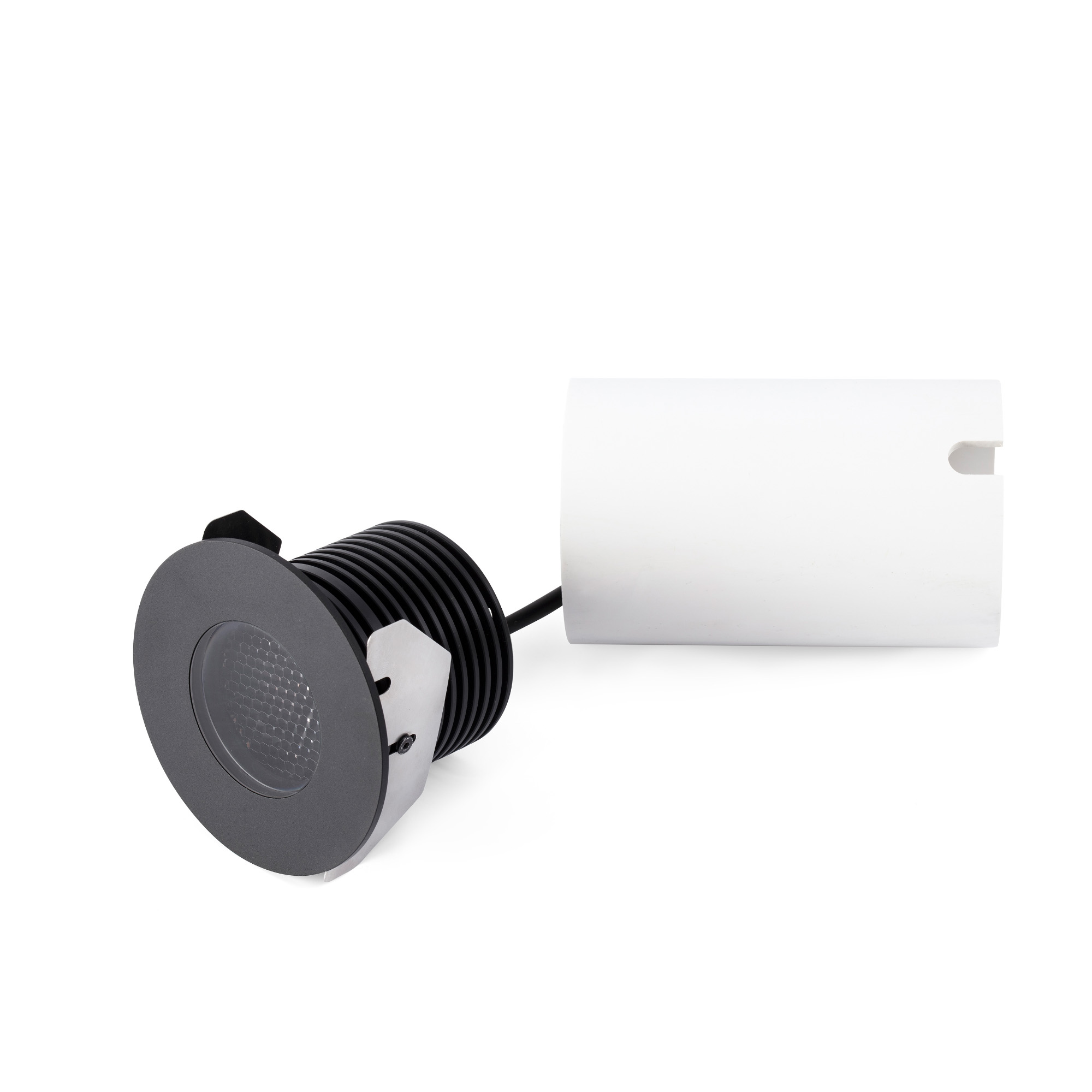 Faro GRUND 80 Einbaudownlight schwarz 7W 2700K Faro GRUND 80 Einbaudownlight schwarz 7W 2700K - Produktbild 1