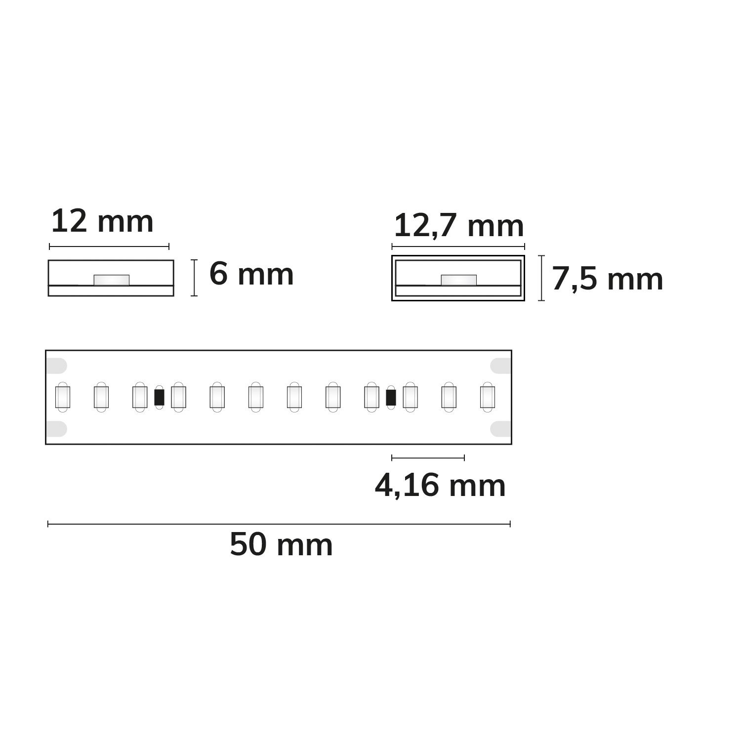 ISOLED LED AQUA CRI940 Linear 48V Flexband, 13W, IP68, 4000K, 20m Rolle, 239 LED/m - 3