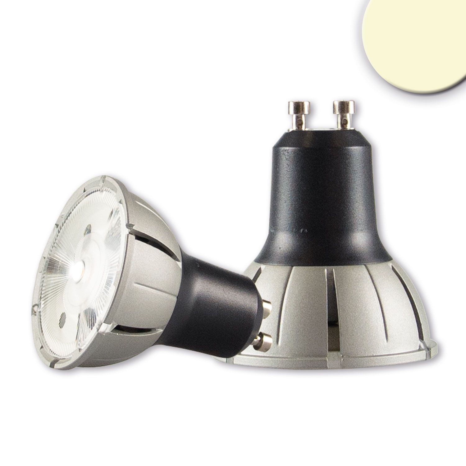 ISOLED GU10 LED Strahler 8W COB, 10°, 3000K, dimmbar ISOLED GU10 LED Strahler 8W COB, 10°, 3000K, dimmbar - 1