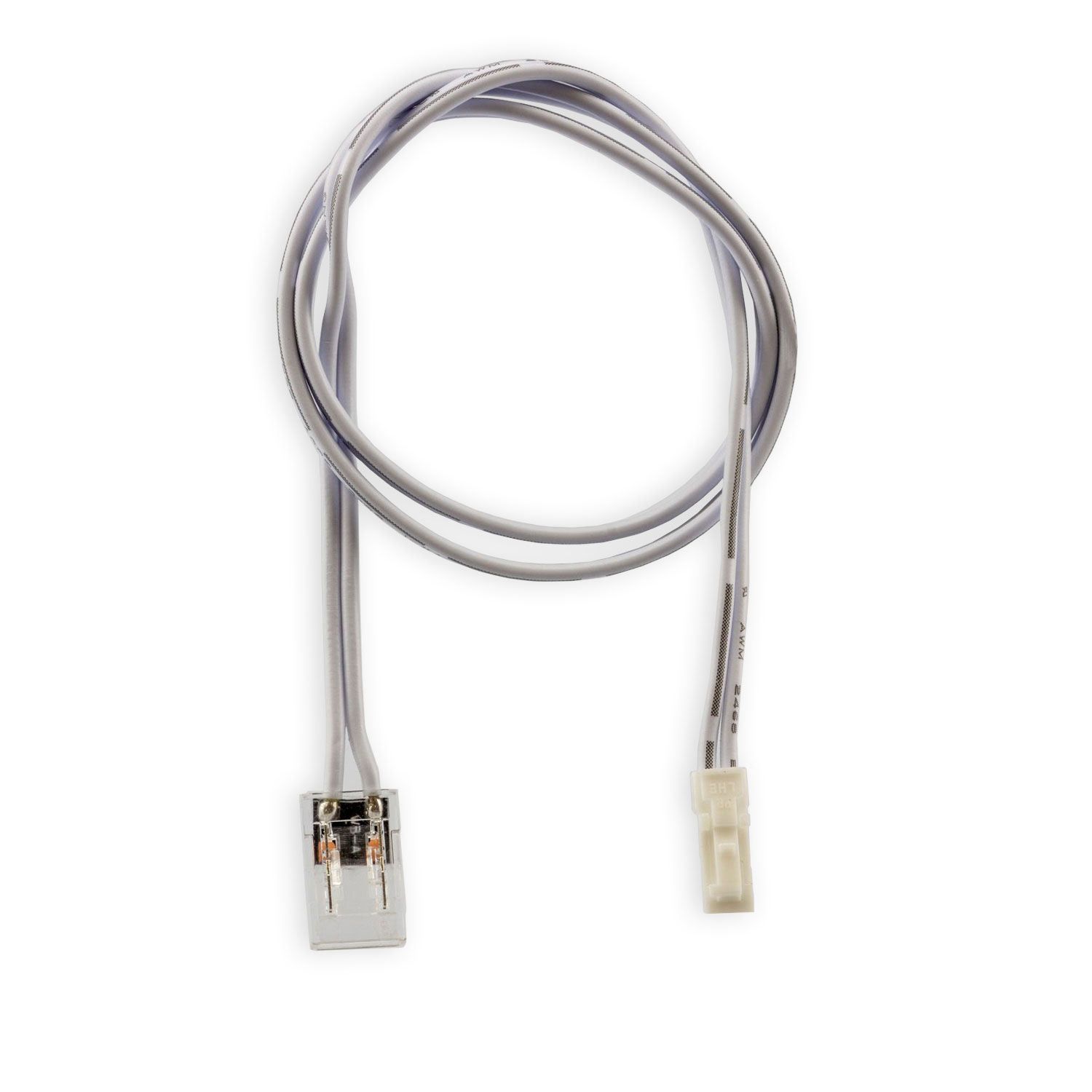 ISOLED MiniAMP male-Stecker zu Kontakt-Kabelanschluss (max. 3A) K2-28 für 2-pol IP20 Stripes mit Breite 8mm - 1