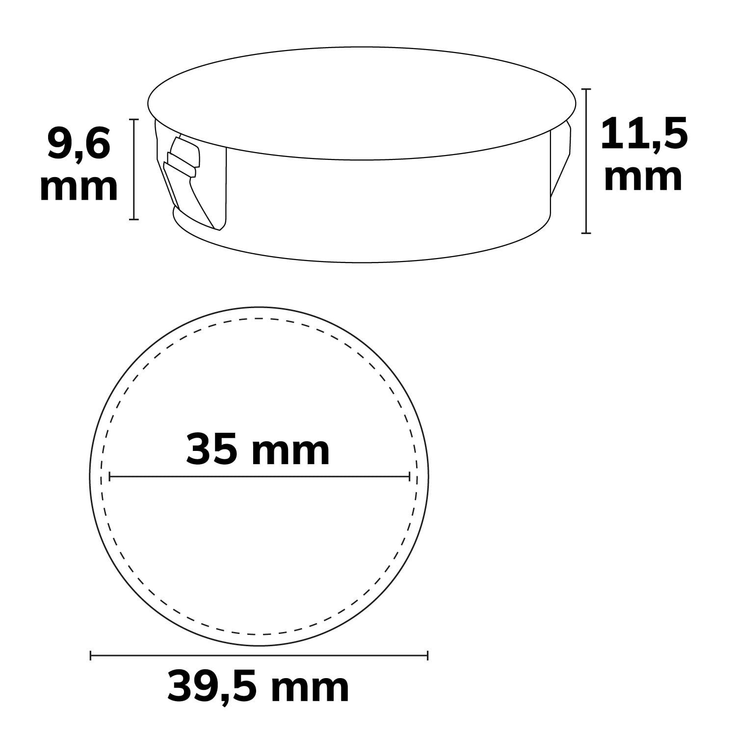 ISOLED Blindstopfen für Leuchtenprofile - 3