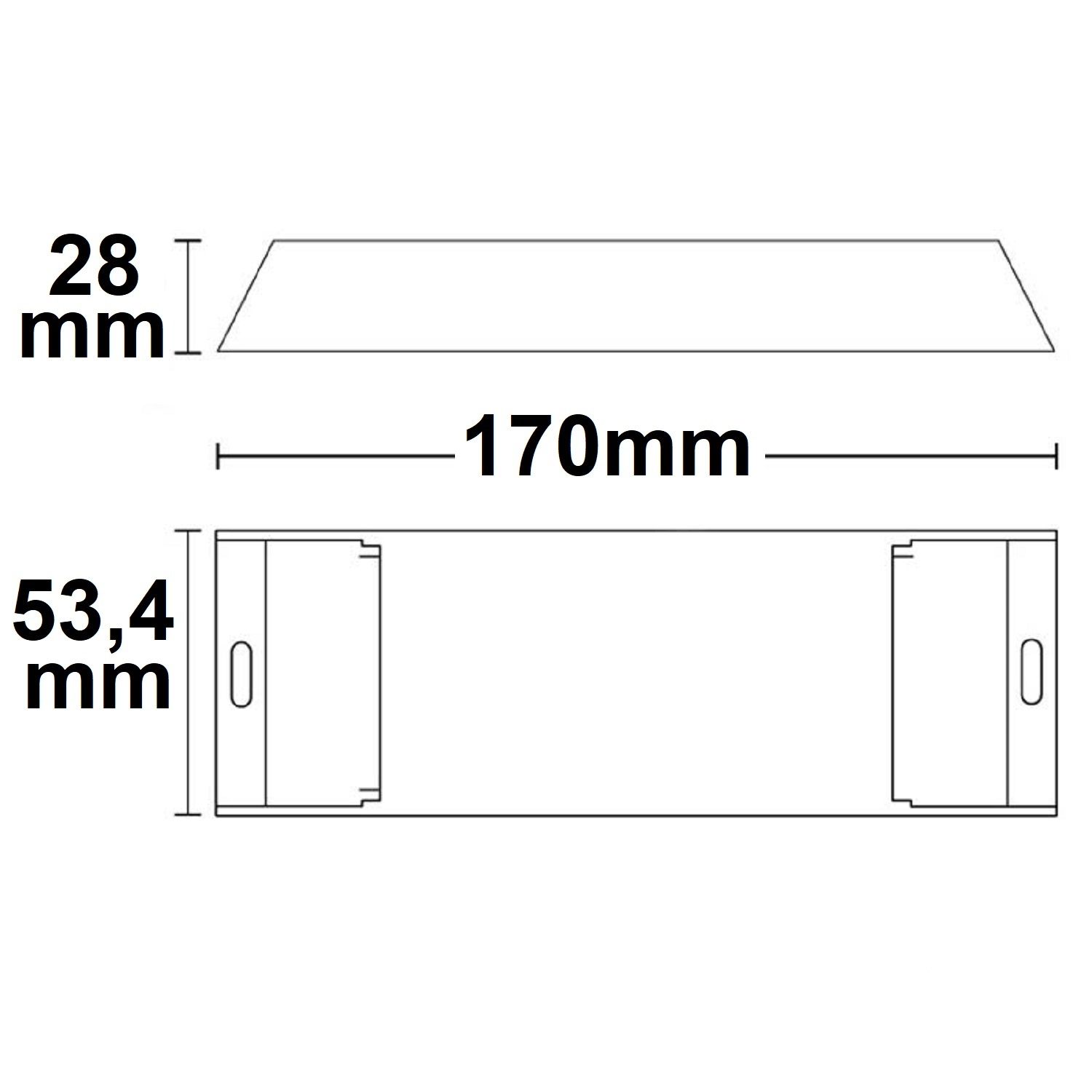 ISOLED RGB+W PWM-Dimmer mit Nah- u. Fernbedienung, 2 Szenen-Speicher, 4 Kanal, 12-36V, 4x5A - 3