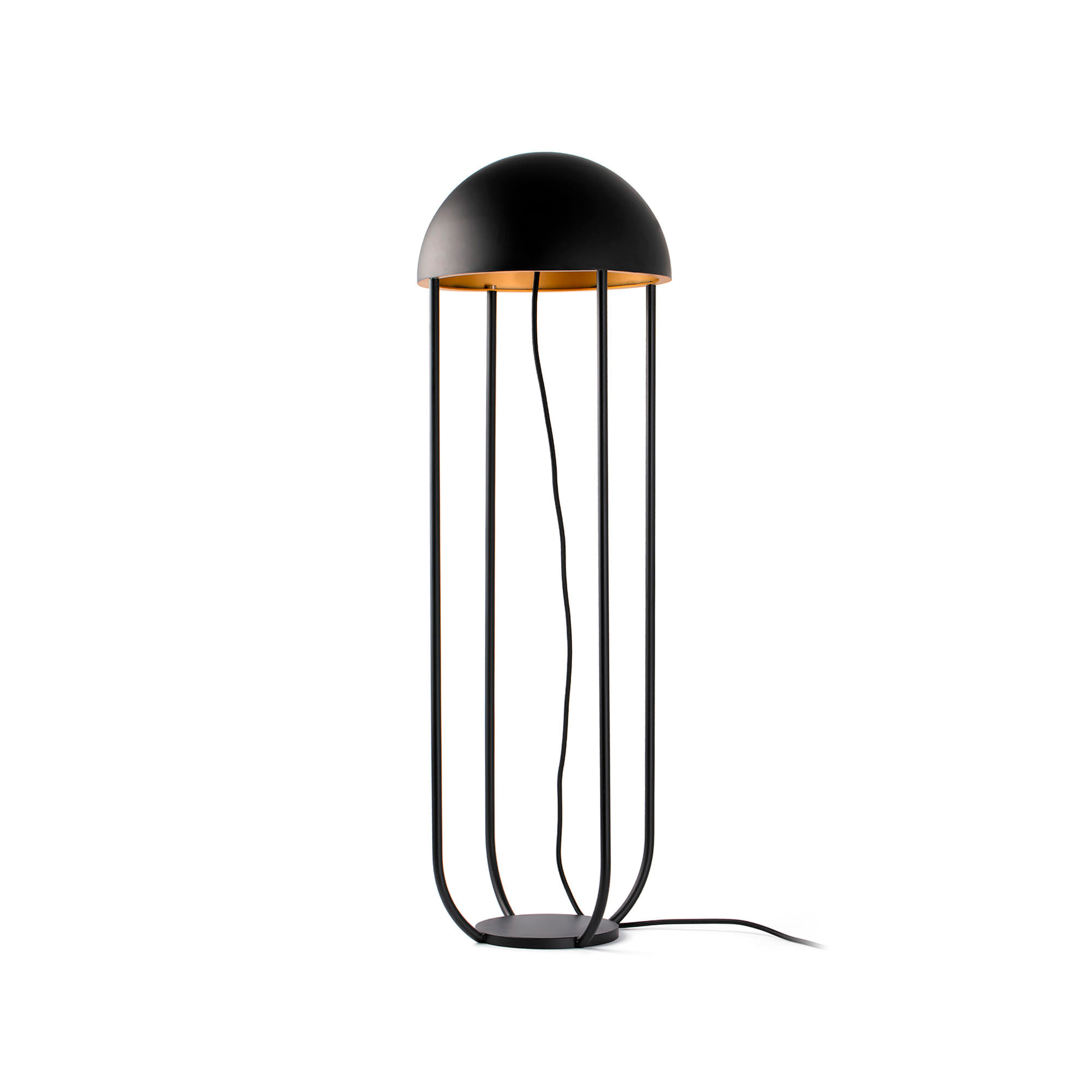 Faro JELLYFISH Schwarz-goldene Stehleuchte für das Wohnzimmer Faro JELLYFISH Schwarz-goldene Stehleuchte für das Wohnzimmer - 1