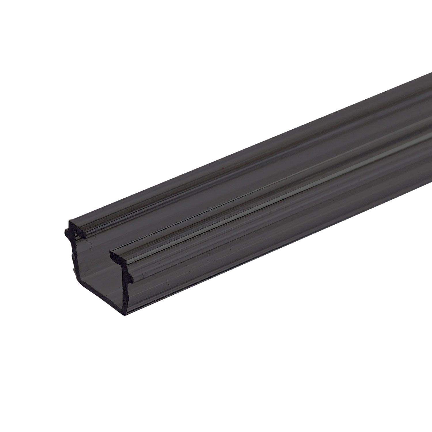 ISOLED Gardinen-Inlay schwarz, Innenformat B=9.7 H=6.5mm Schlitz 6mm, 100cm - 2