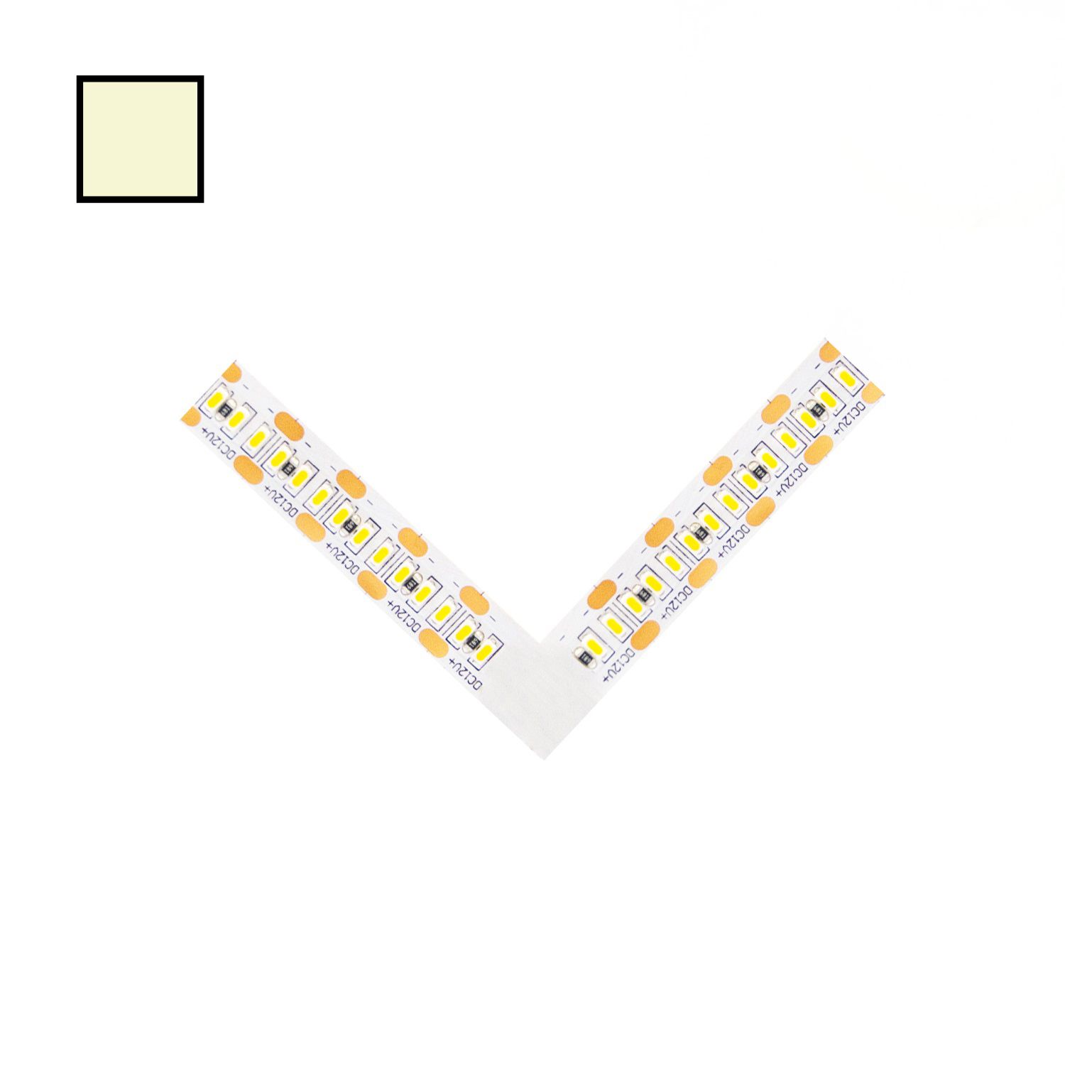 ISOLED Eckverbindung leuchtend 0,5W für MiniAMP Flexband, 12V DC, 6W, IP20, 3000K - 2
