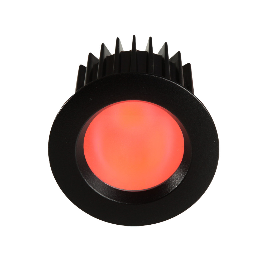 Emilum LED-Spot 24V, 8W, RGBW/2700K, CRI90 Schwarz - Produktbild 2