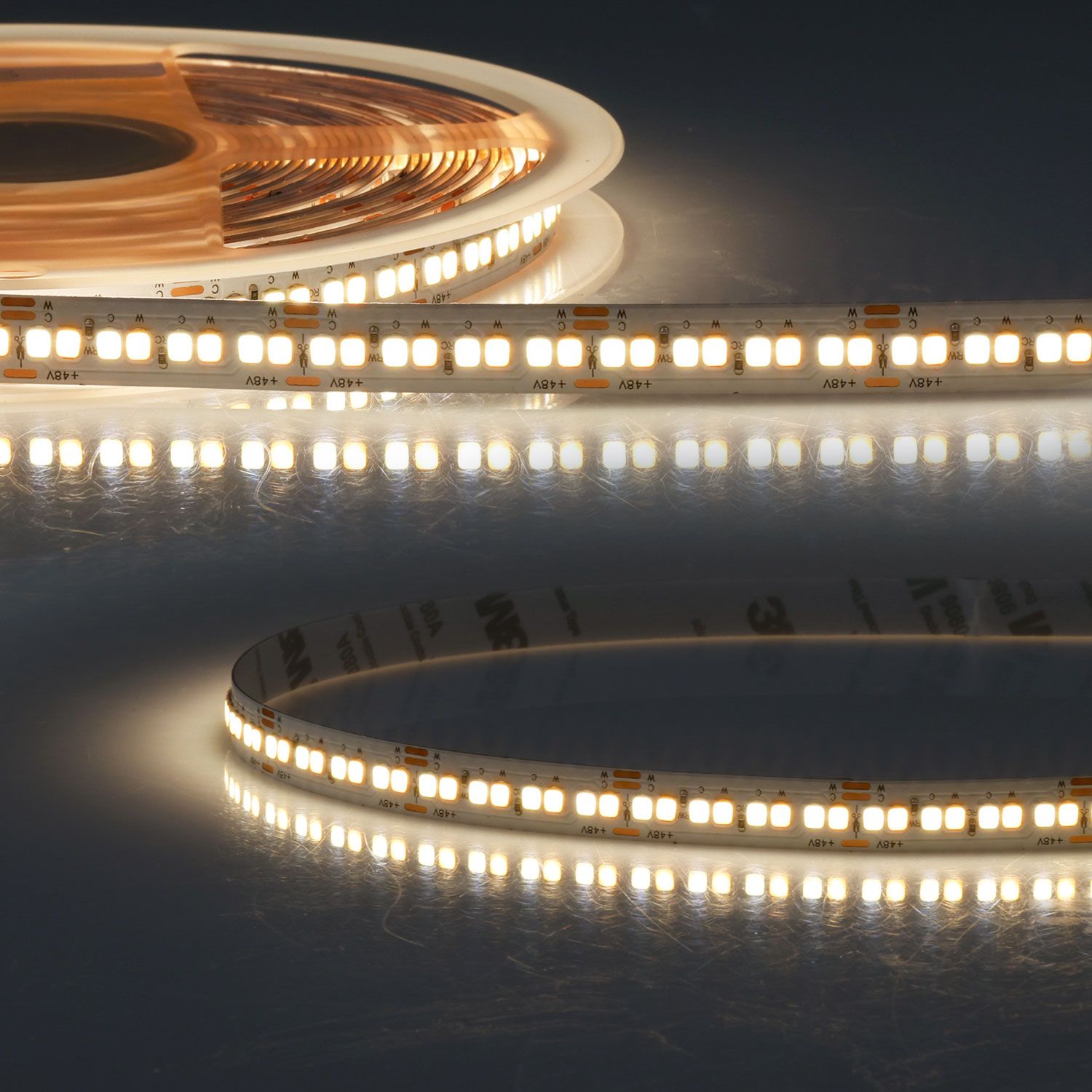 ISOLED LED CRI918/940 CCT Flexband, 48V DC, 6W+6W, IP20, 10m Rolle, 256 LED/m ISOLED LED CRI918/940 CCT Flexband, 48V DC, 6W+6W, IP20, 10m Rolle, 256 LED/m - 1