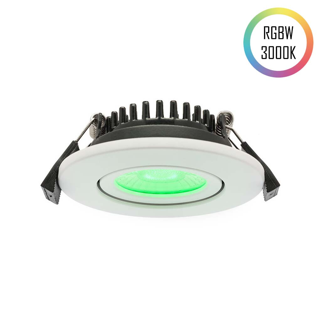 Emilum LED-Swing Spot 24V, 5W, RGBW/3000K, CRI90 - Produktbild 1