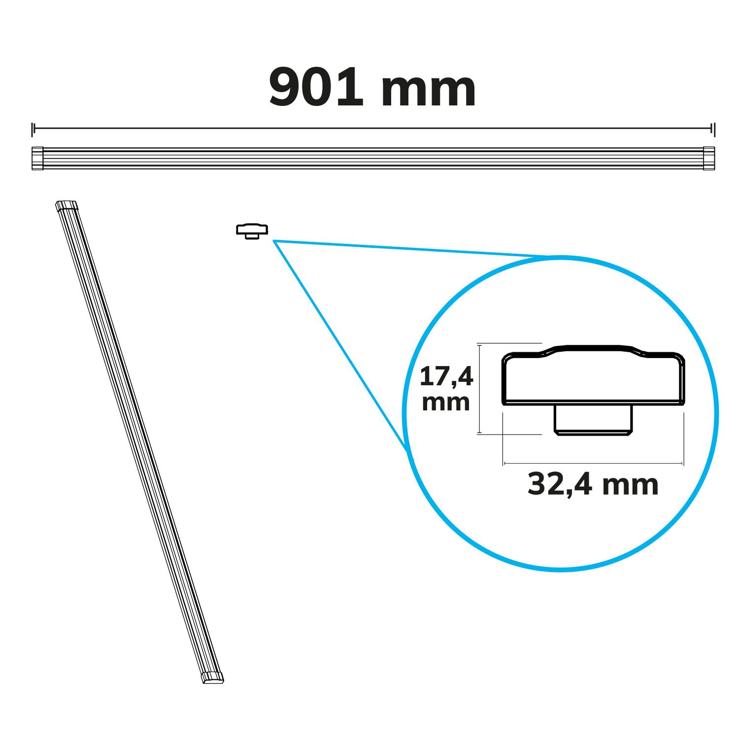 ISOLED LINKLINE50 UP-Modul 10W für 120cm LED Hängeleuchte LINKLINE50 weiß - 3