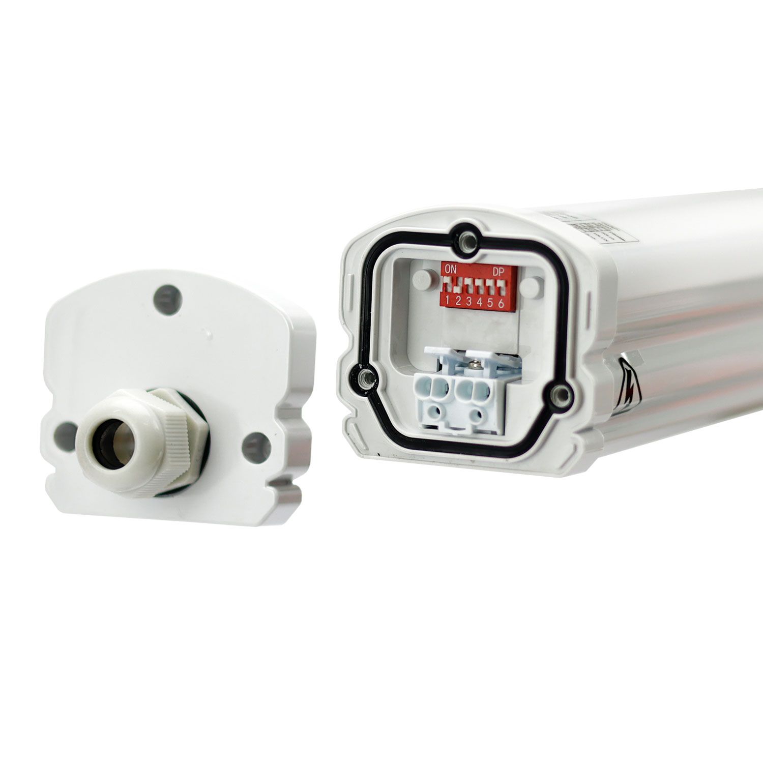 ISOLED LED Linearleuchte mit HF-Bewegungssensor 130cm, 36W, IP65, neutralweiß - 4